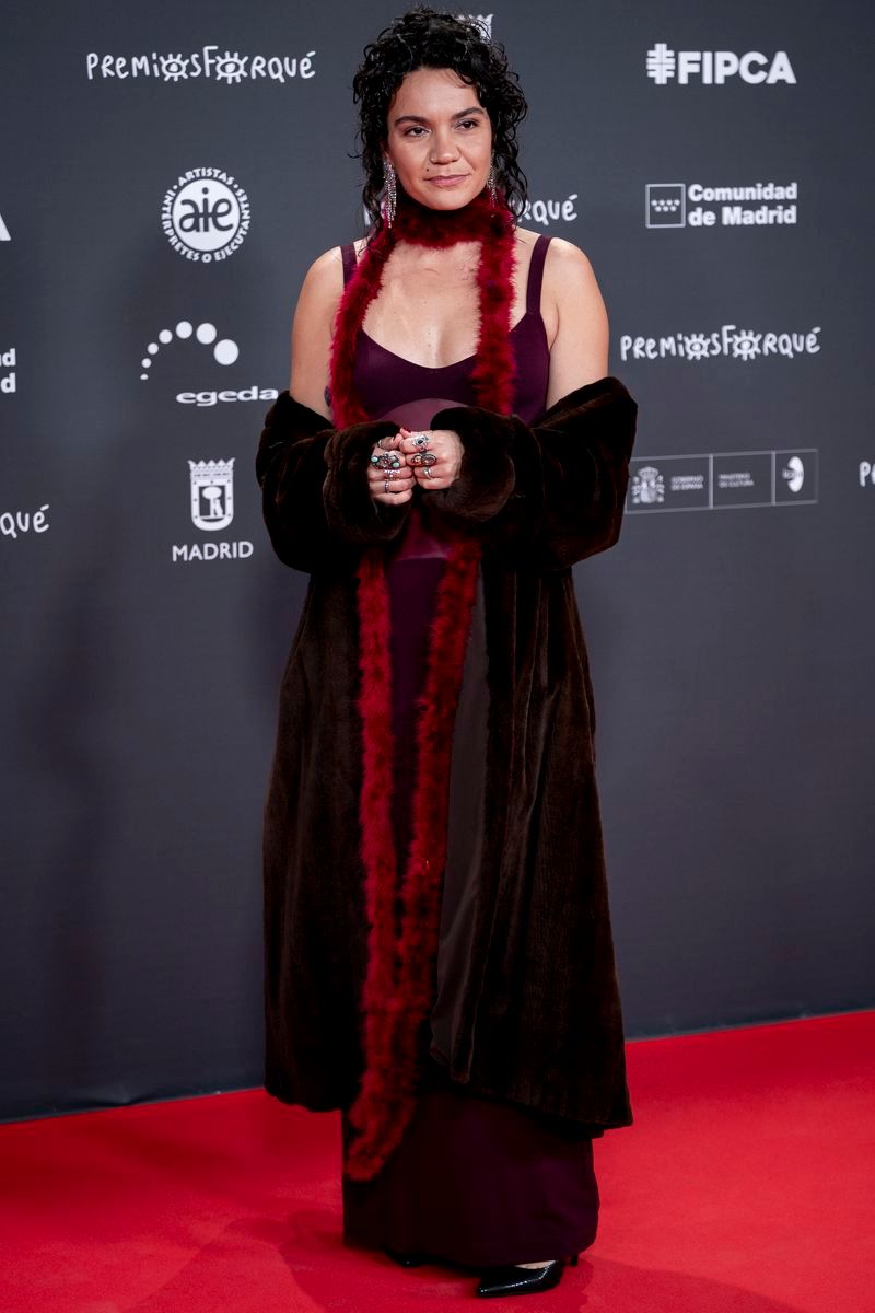 Sara Linares, en la alfombra roja de los Premios Forqué 2025