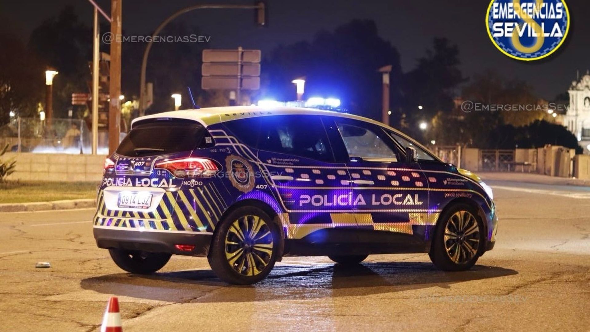 Vehículo de la Policía Local de Sevilla
