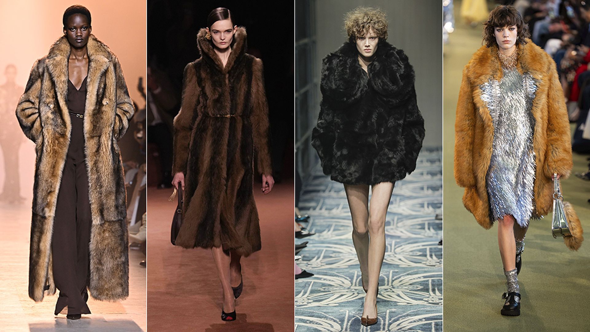 Abrigos de pelo de Elie Saab, Fendi, Prada y Rabanne