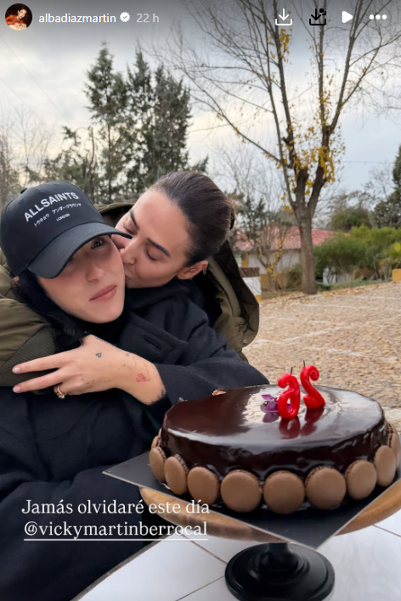 Alba Díaz ha agradecido a su madre todo lo que ha montado para celebrar su cumpleaños