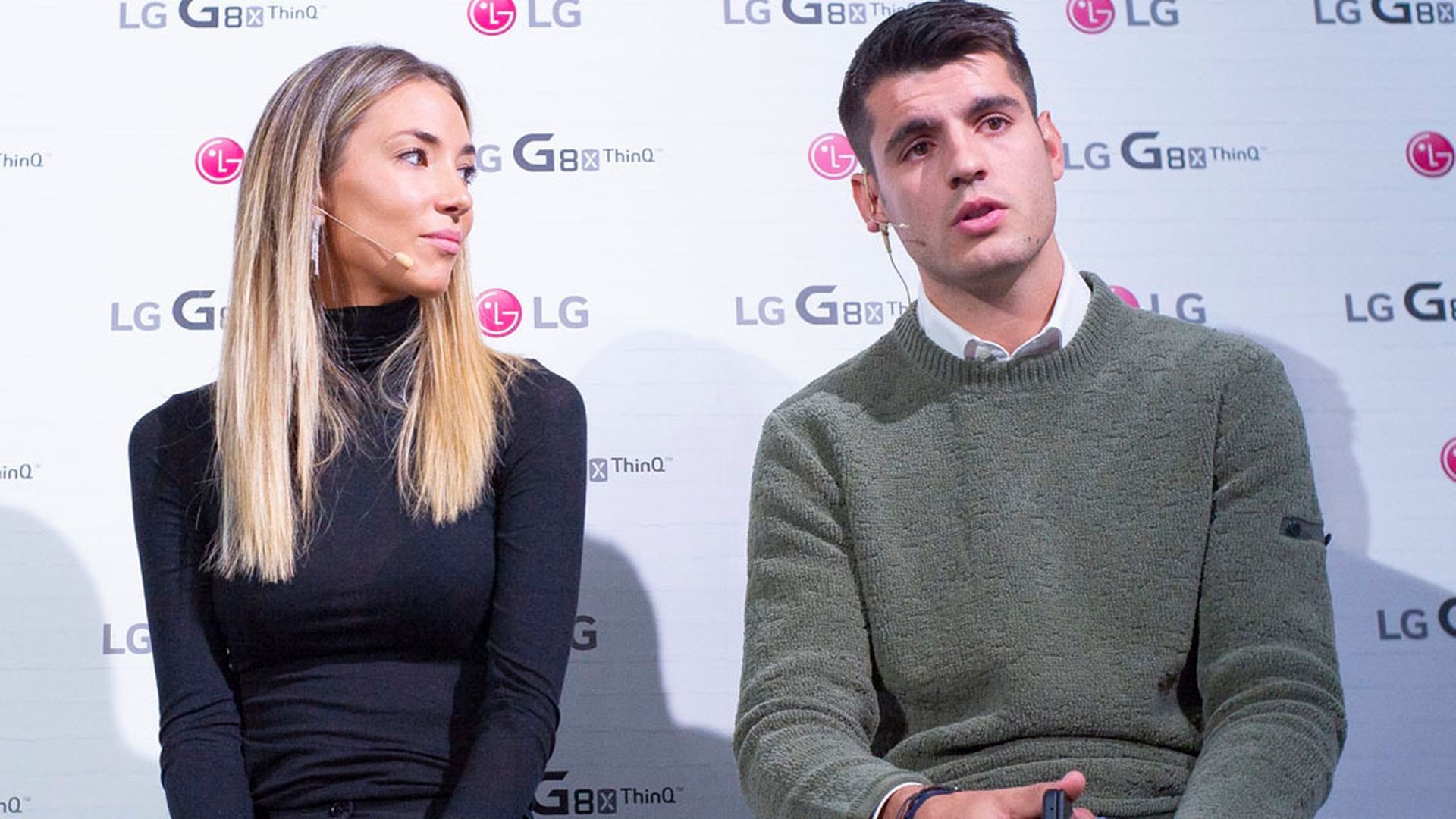 Alice Campello y Álvaro Morata, en una imagen de archivo