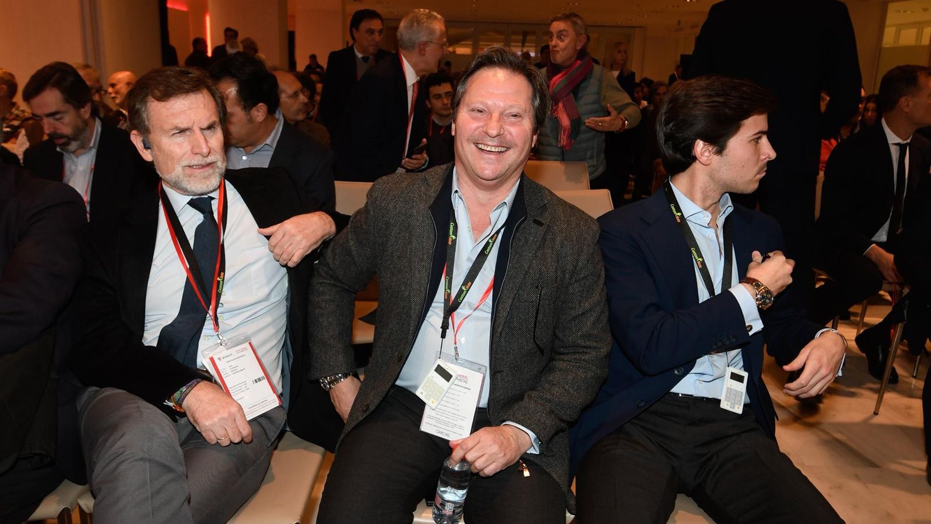 Antonio Lappí y Rafael Carrión hijo, en la Junta del Sevilla 2025