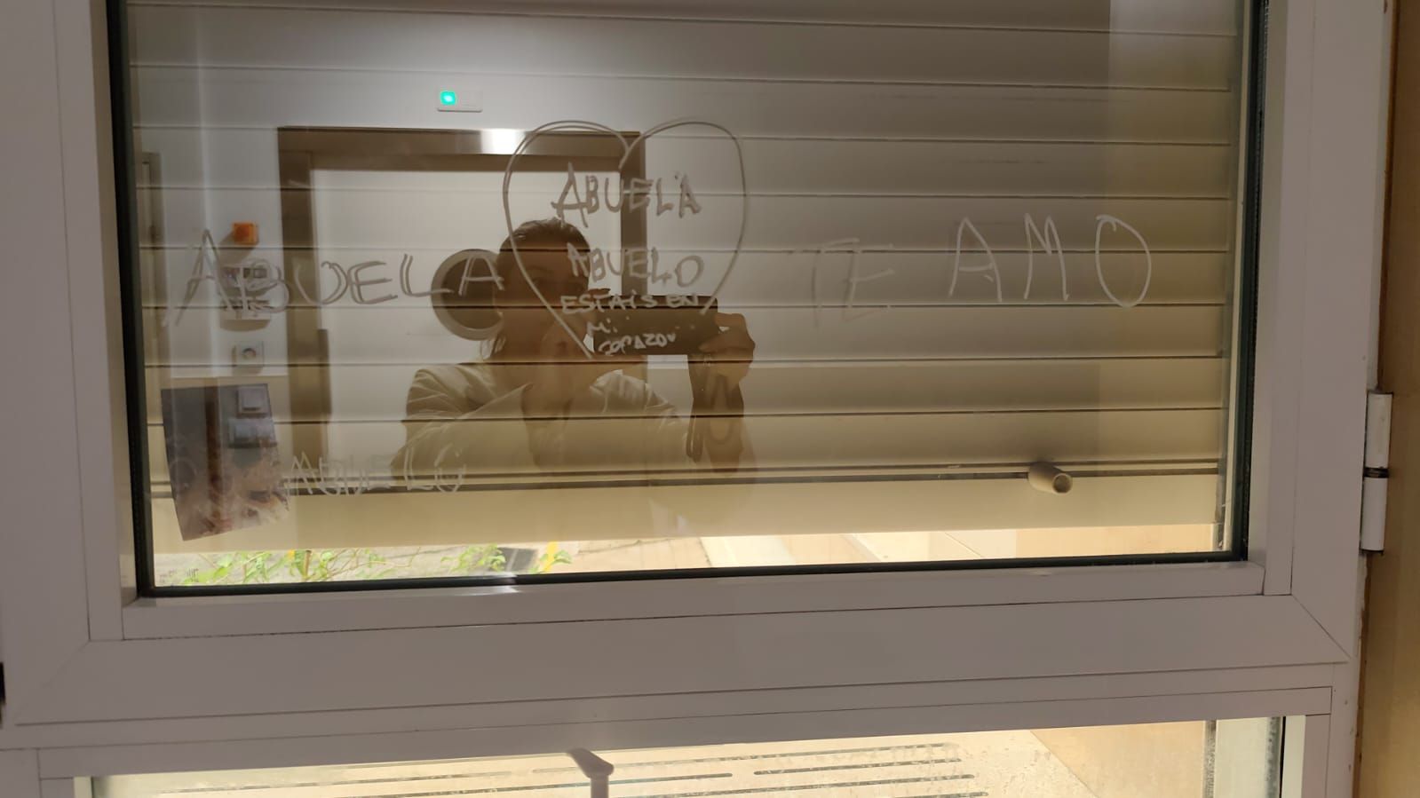 Cristal de la habitación de Victpria Esperanza