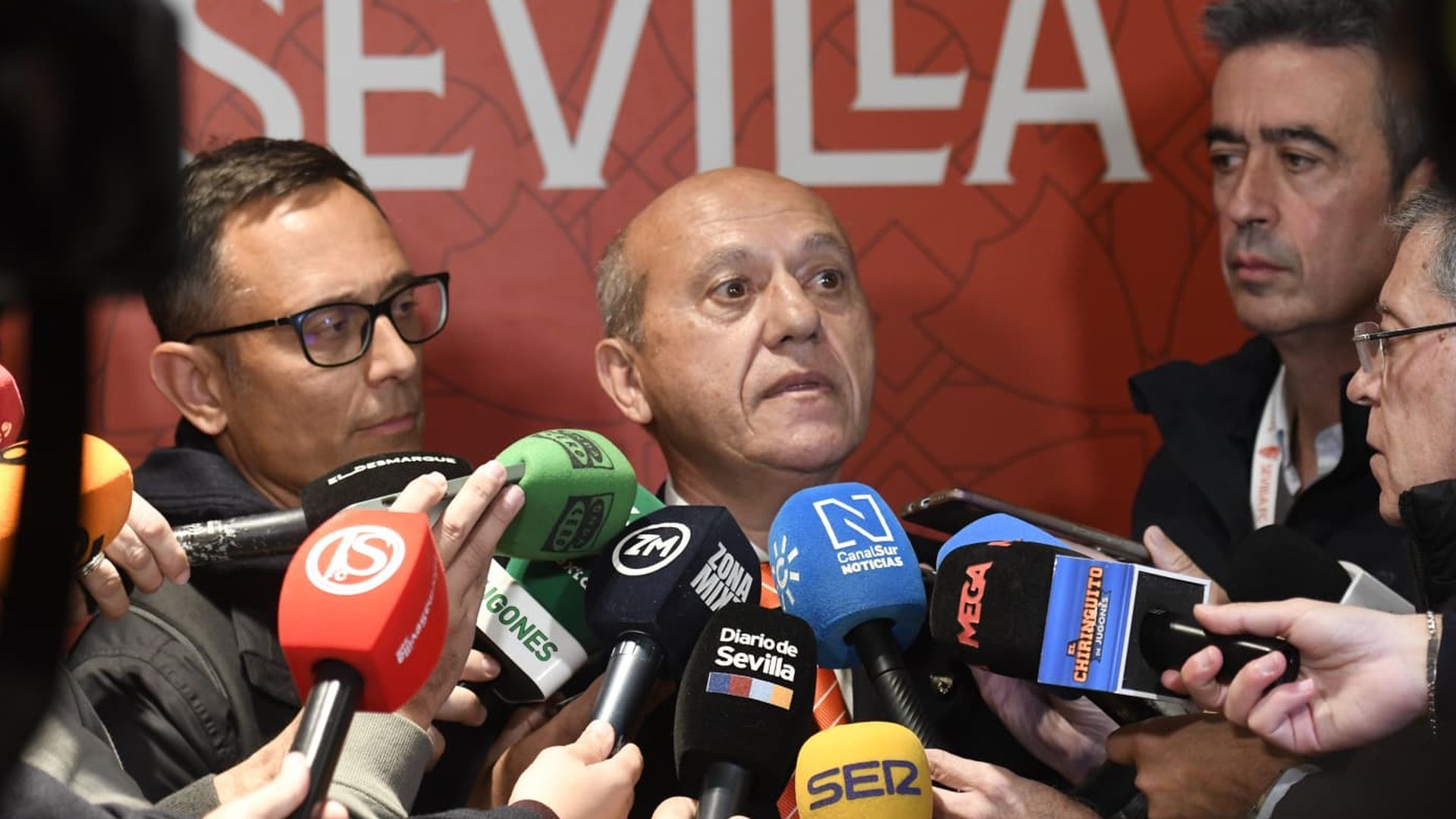 Del Nido Benavente, al término de la Junta de Accionistas del Sevilla Del Nido Benavente, al término de la Junta de Accionistas del Sevilla