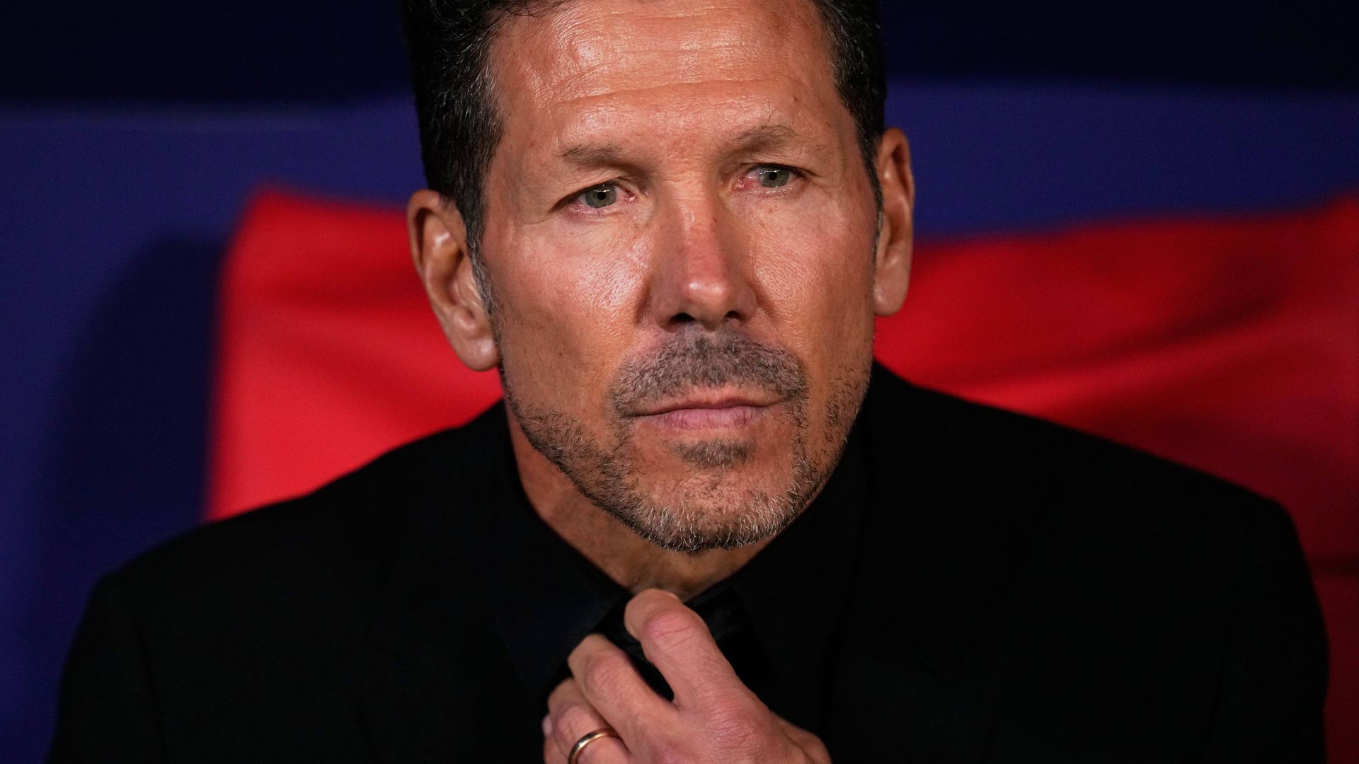 Diego Pablo Simeone en el banquillo