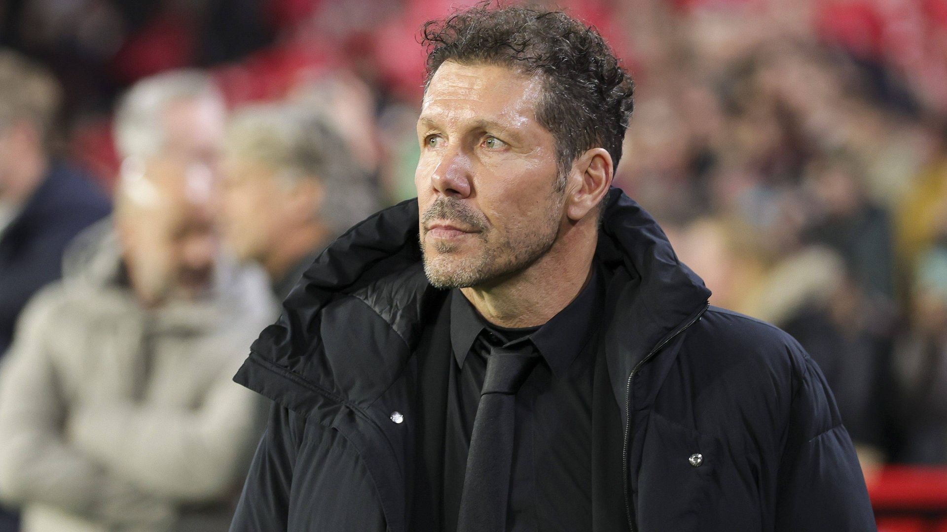 Diego Pablo Simeone en un partido del Atlético de Madrid