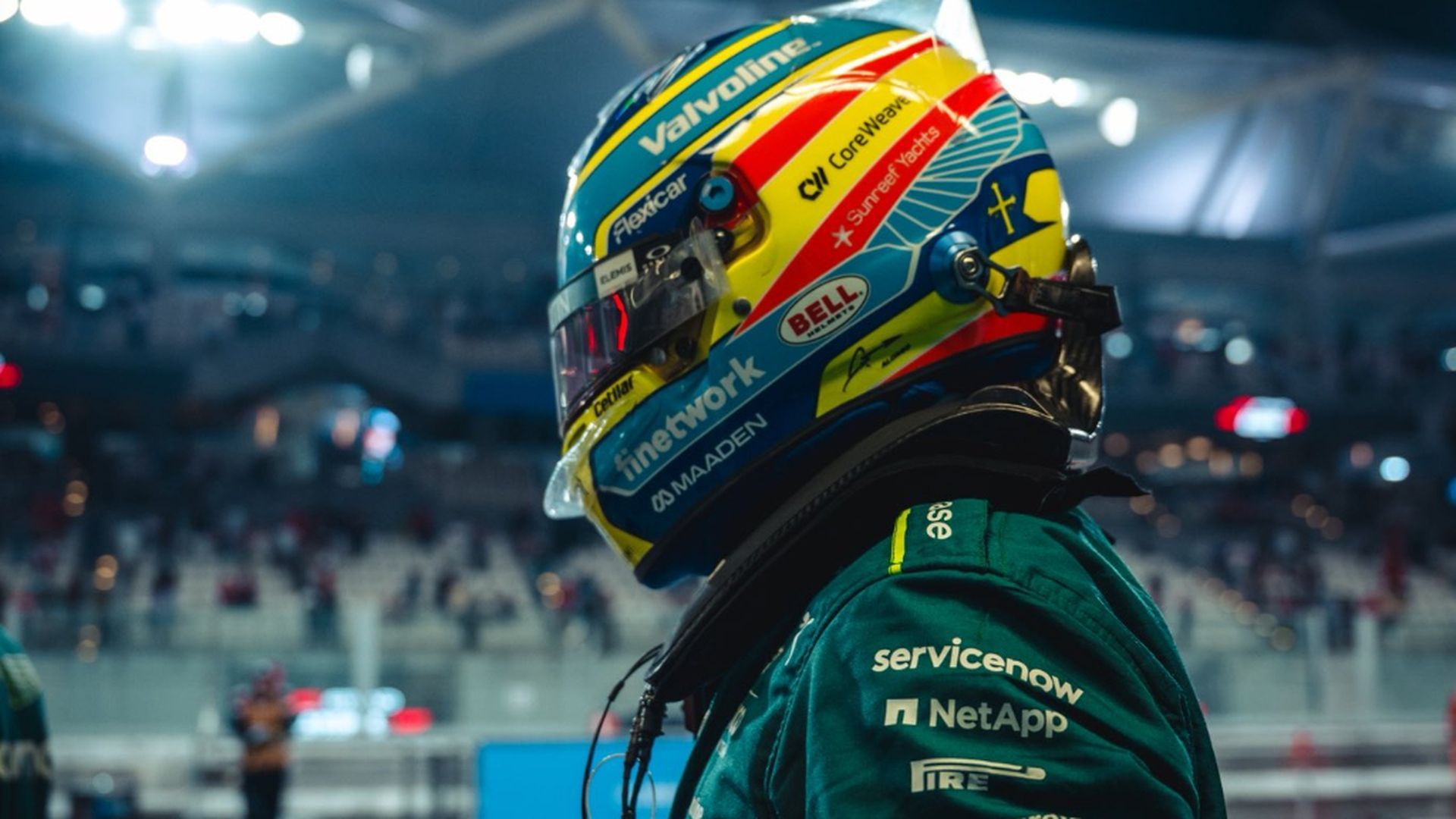 Fernando Alonso, en Abu Dhabi