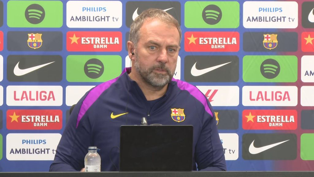 Hansi Flick habla de Joan García y elogia a Ter Stegen