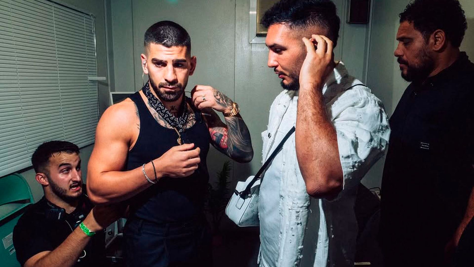 Ilia Topuria y Omar Montes