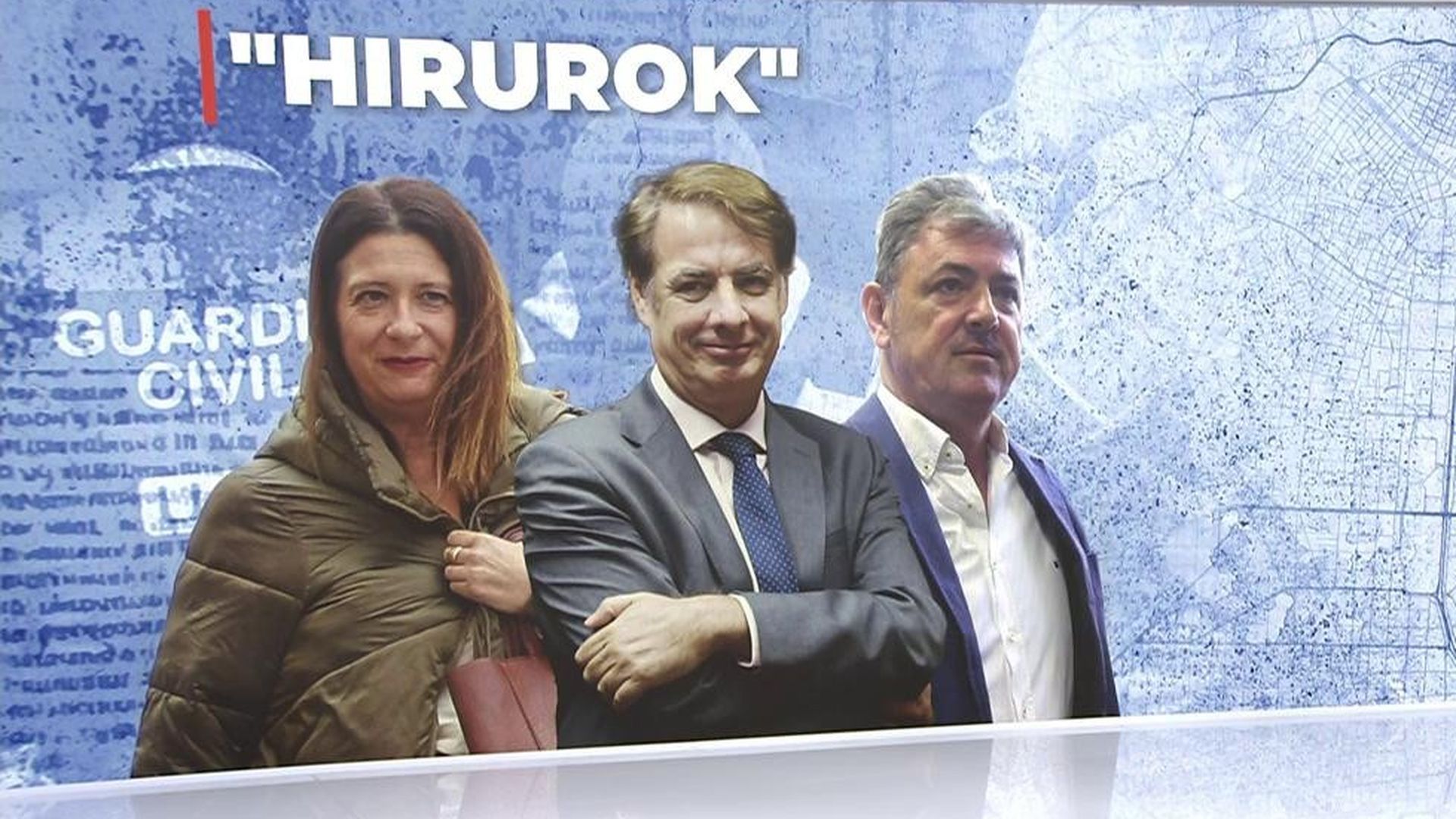 Leire Díez, Vicente Fernández y Antxon Alonso formada un grupo autodenominado ‘Hirurok’, nosotros tres, en euskera