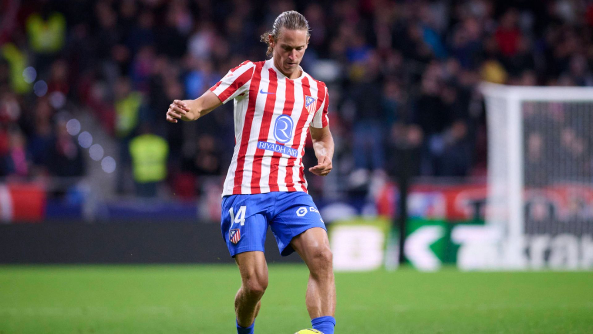 Marcos Llorente, durante un partido con el Atlético de Madrid