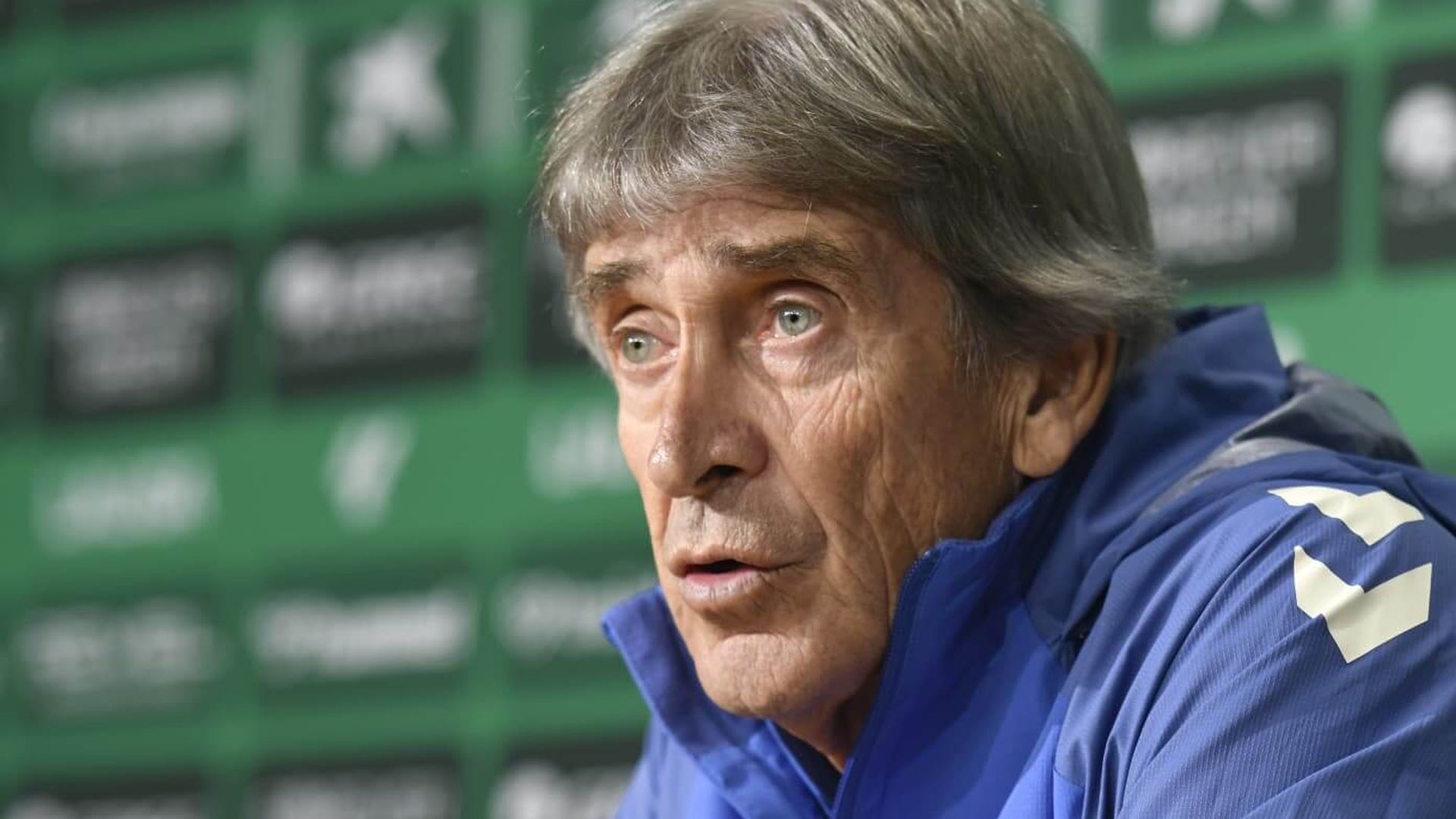 Manuel Pellegrini en rueda de prensa