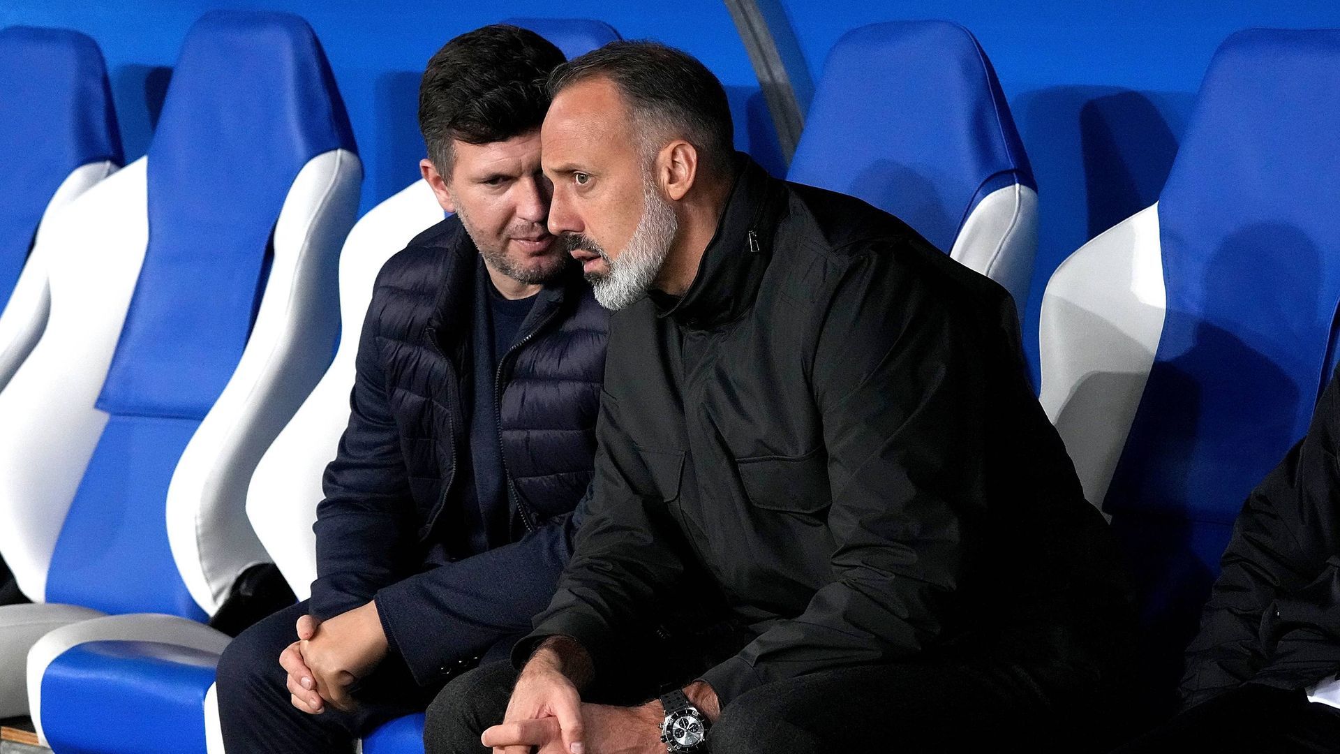 Pellegrino Matarazzo en el banquillo del Hoffenheim