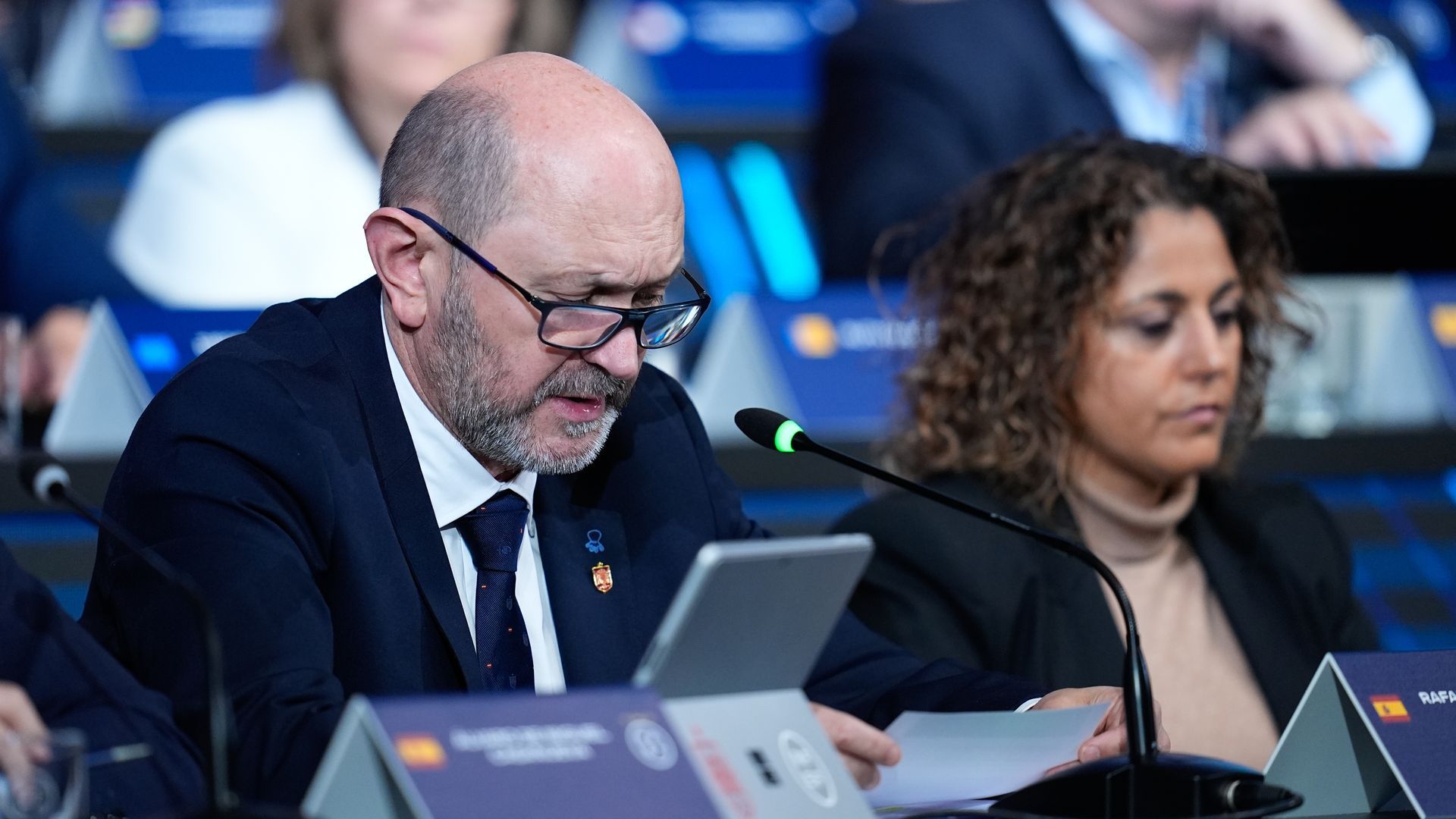 Rafael Louzá en la Asamblea General de la RFEF