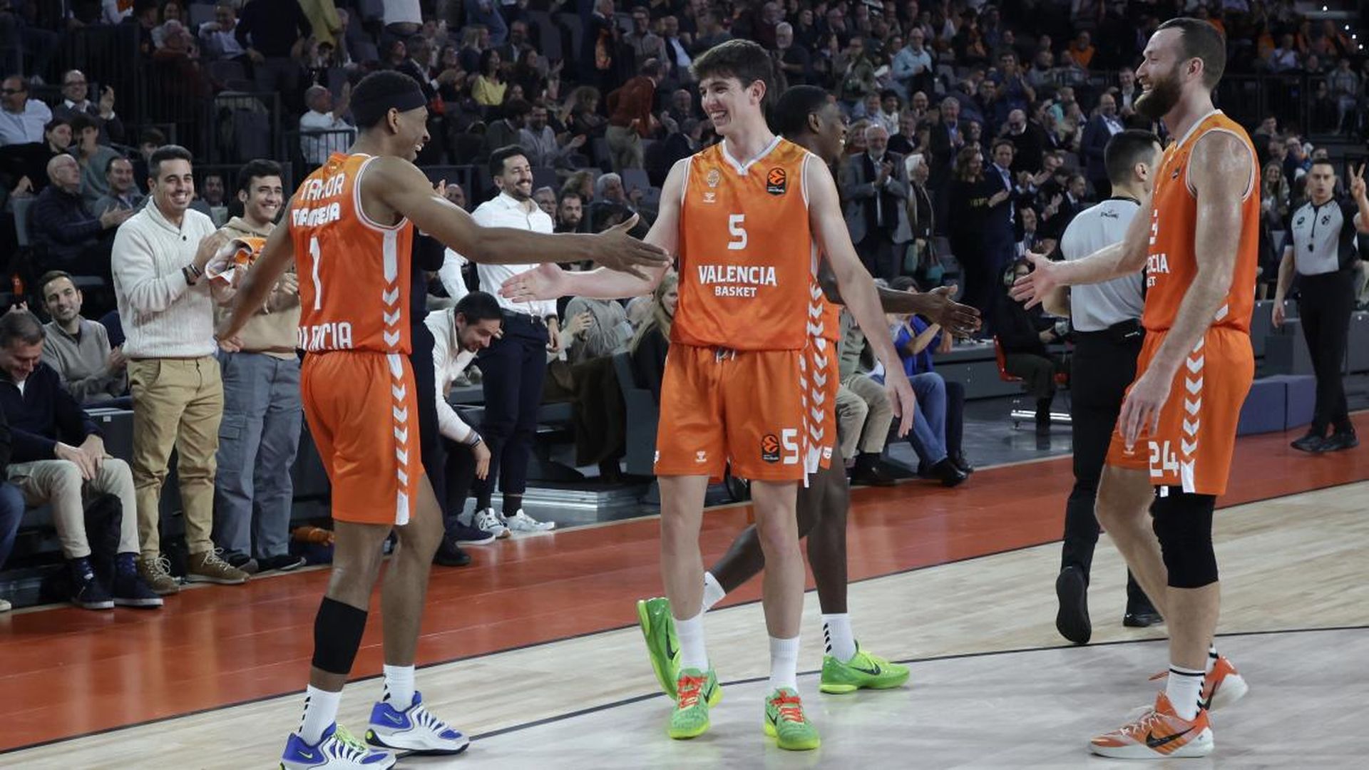 Valencia Basket en acción Valencia Basket en acción