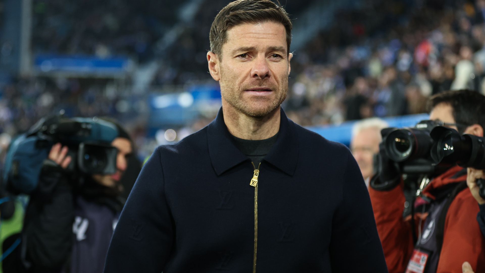 Xabi Alonso en Mendizorroza Xabi Alonso en Mendizorroza