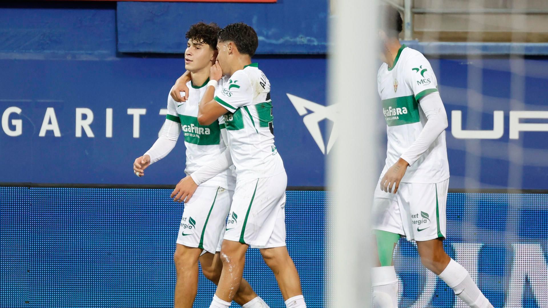 Adam Boayar celebrando su gol contra el Eibar Adam Boayar celebrando su gol contra el Eibar