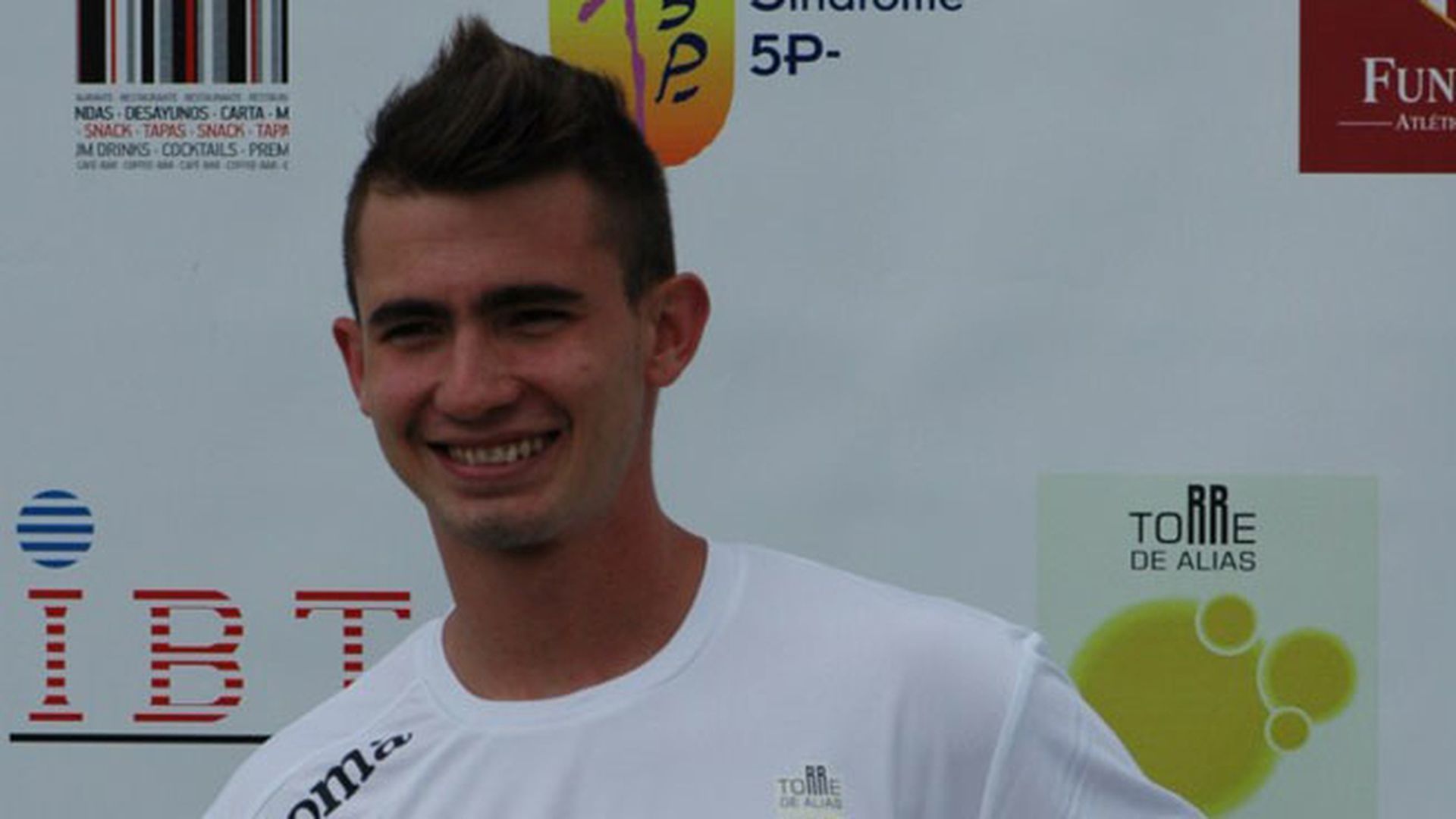 Adrián Gordillo fue de los más jovenes