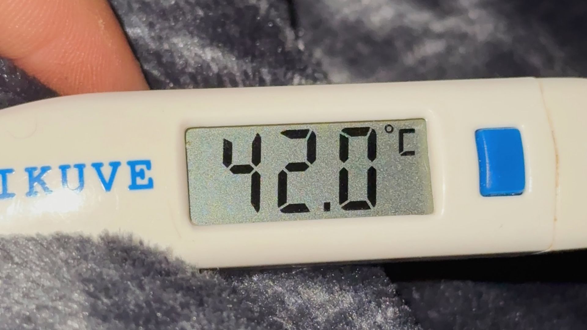 Anita Williams, con 42º de fiebre