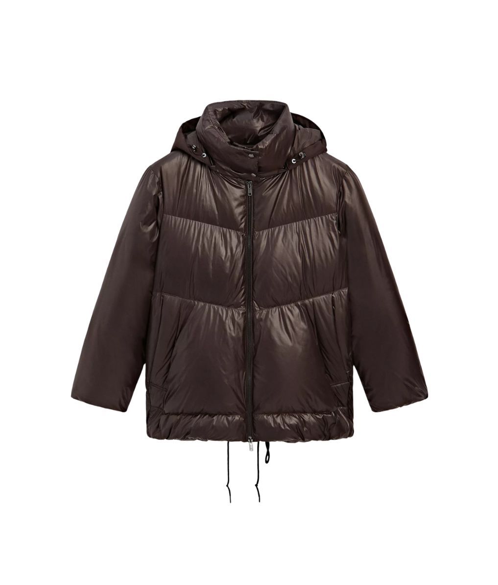 Chaqueta con acabado brillante – Massimo Dutti