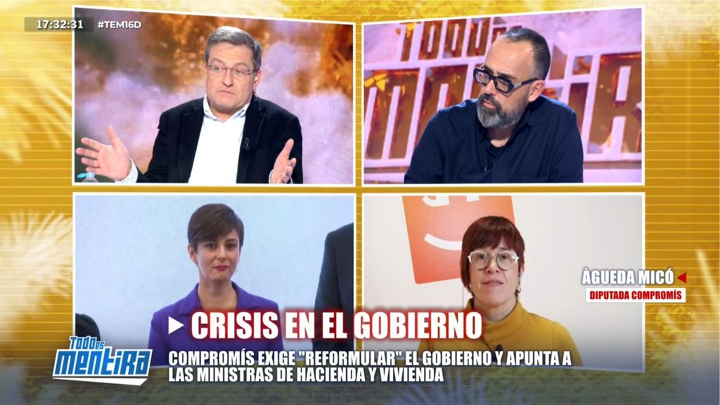 Ignasi Guardans frena a Àgueda Micó, diputada de Compromís, al proponer que el Gobierno ponga tope a los alquileres: "Sería ilegal"