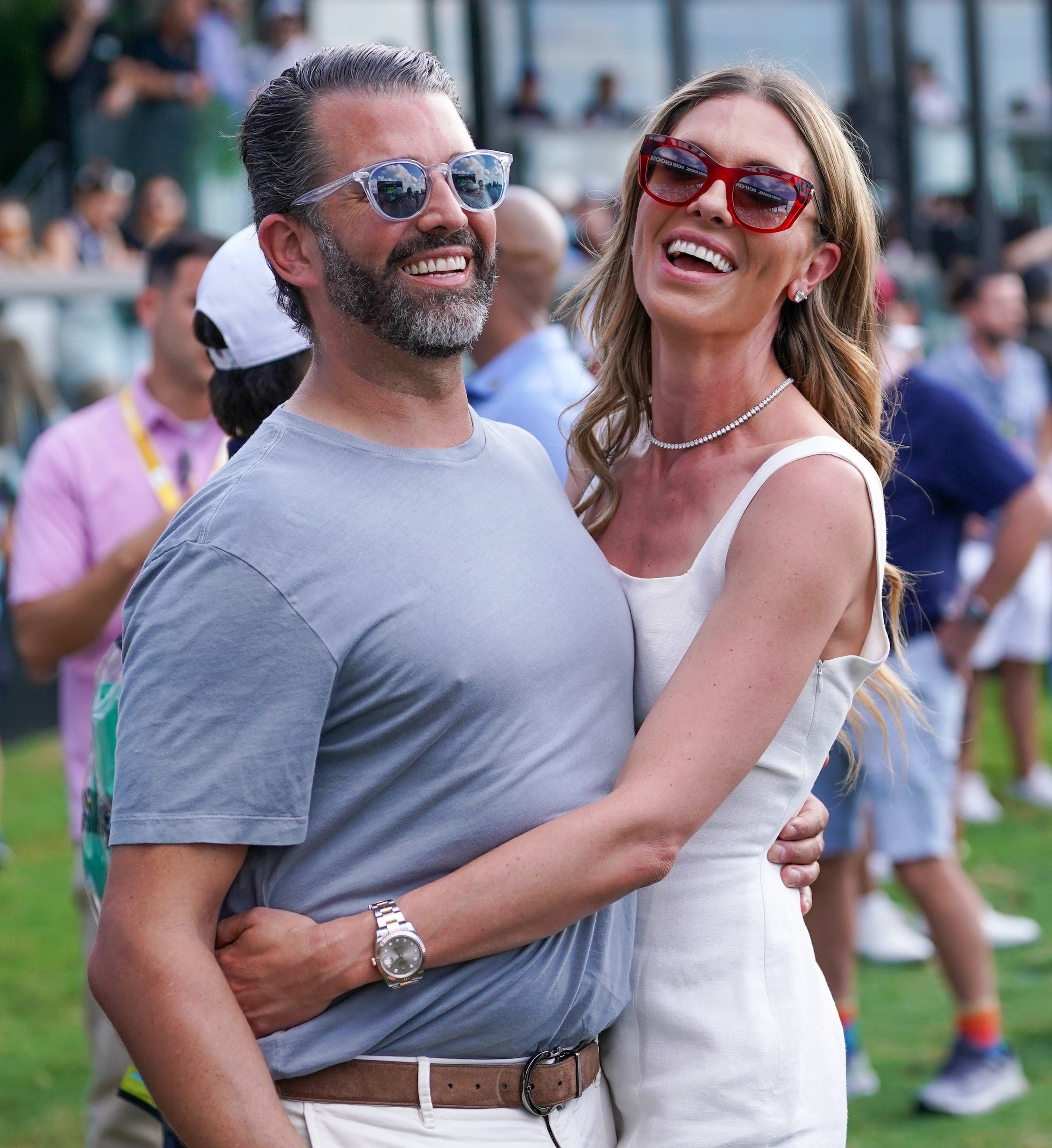Donald Trump jr y Bettina Anderson, en una imagen de archivo