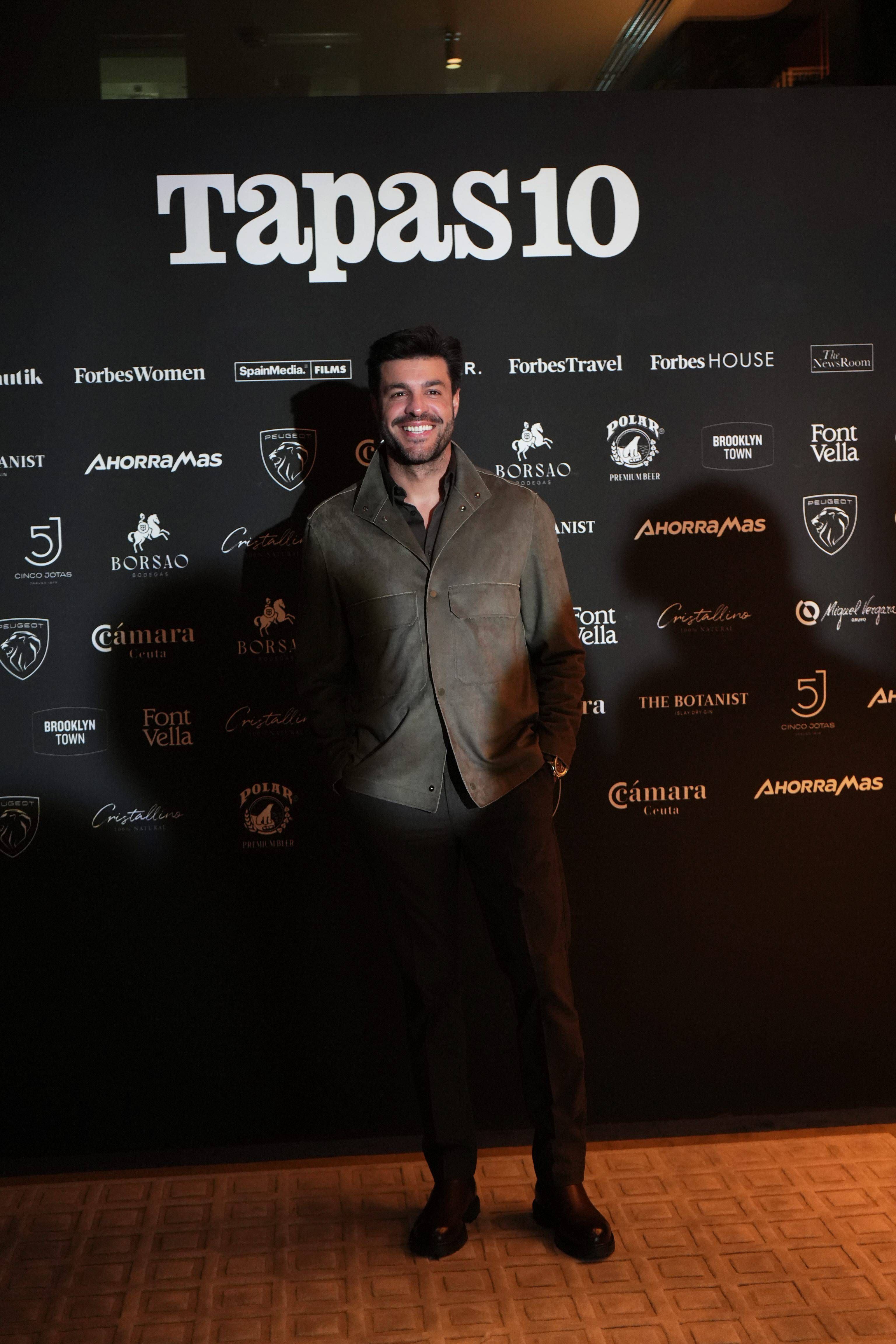 Miguel Torres, en la alfombra roja del décimo aniversario de Tapas Magazine