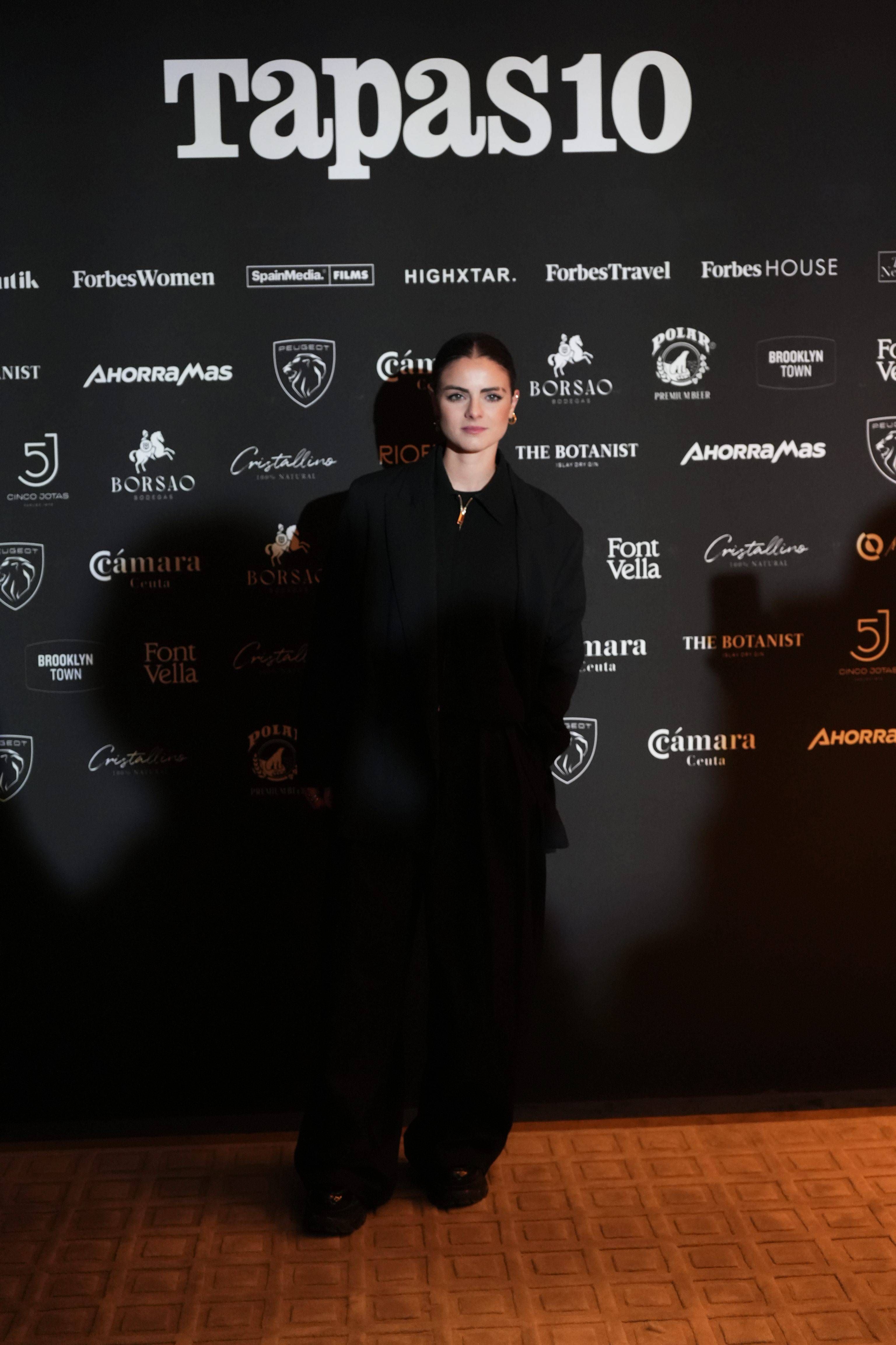 Lucía de la Puerta, en la alfombra roja del décimo aniversario de Tapas Magazine