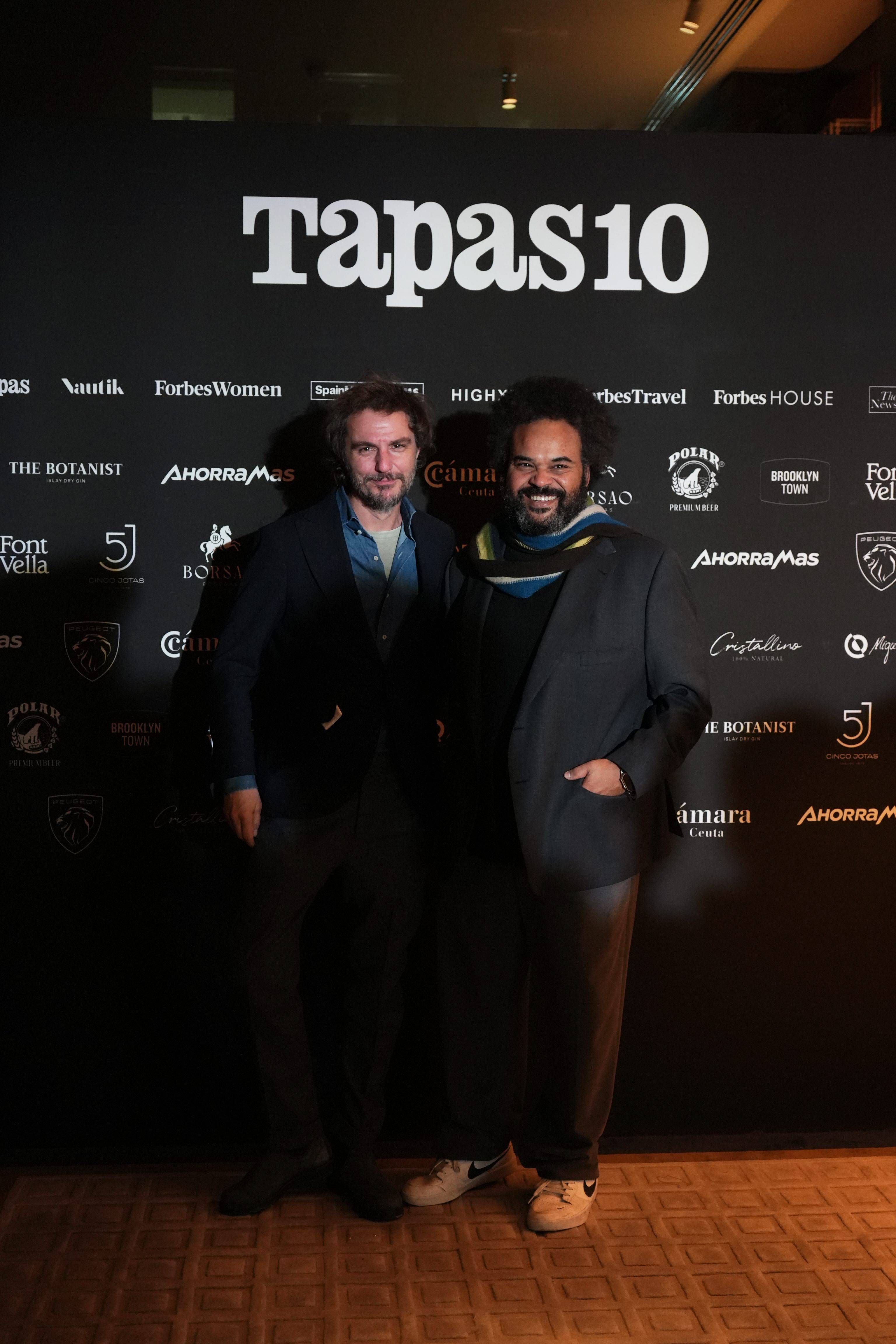 Carlos Jean, en la alfombra roja del décimo aniversario de Tapas Magazine