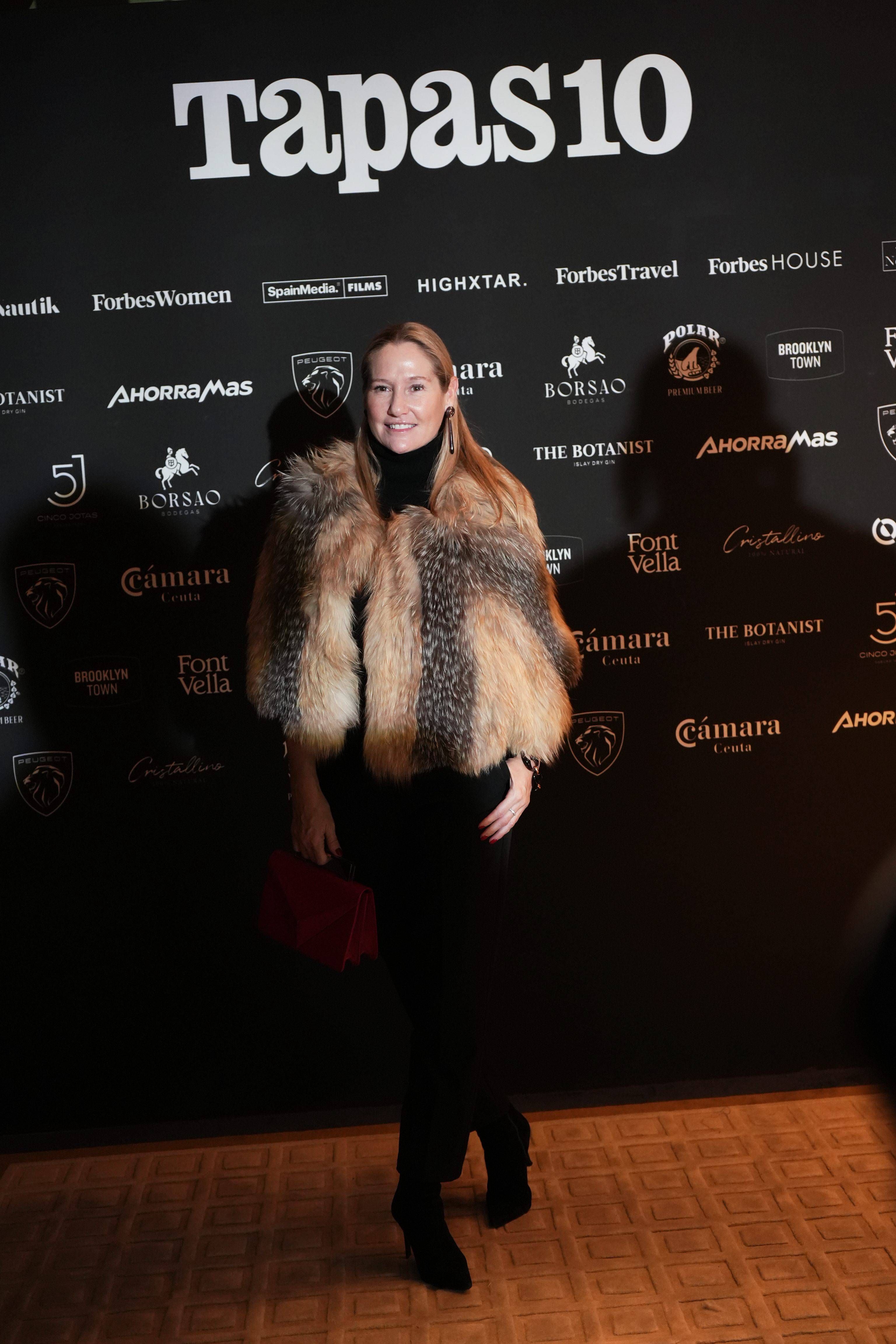 Fiona Ferrer, en la alfombra roja del décimo aniversario de Tapas Magazine