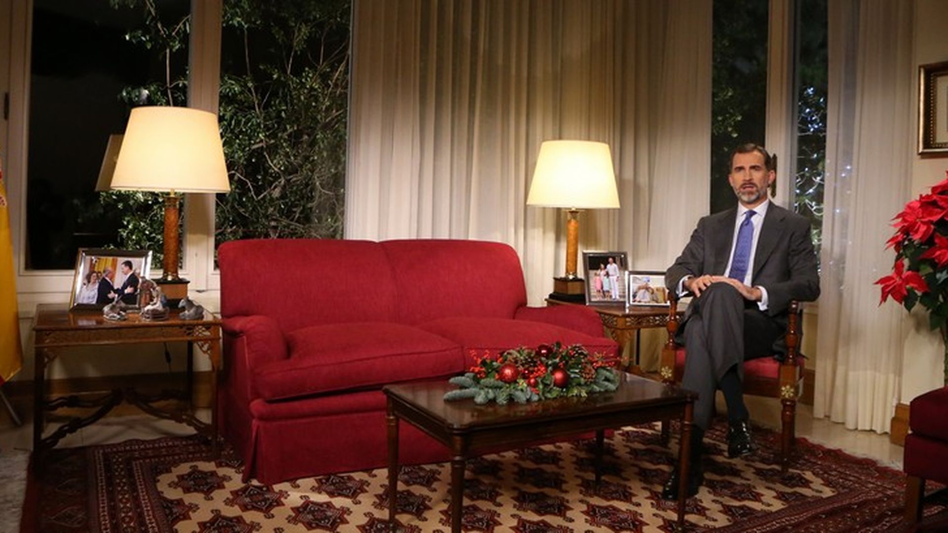 El rey Felipe en su discurso de Navidad de 2014