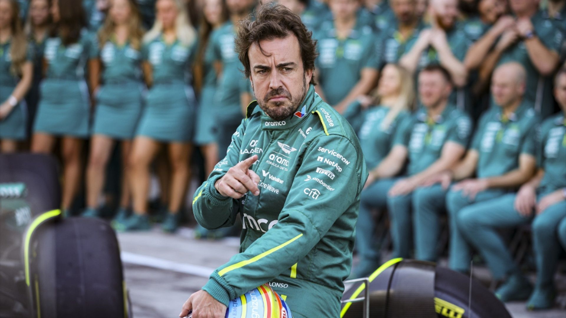 Fernando Alonso, con Aston Martin en Abu Dhabi Fernando Alonso, con Aston Martin en Abu Dhabi