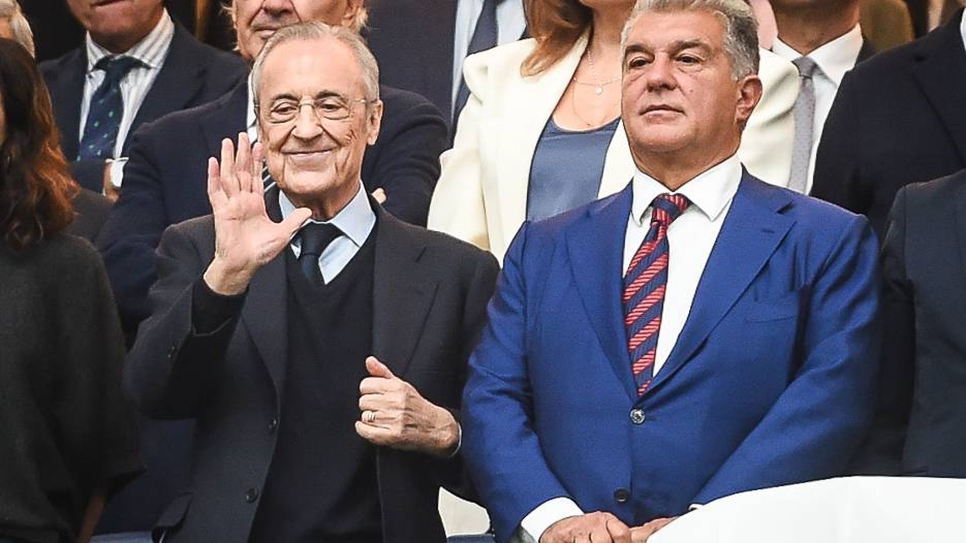 Florentino Pérez y Joan Laporta