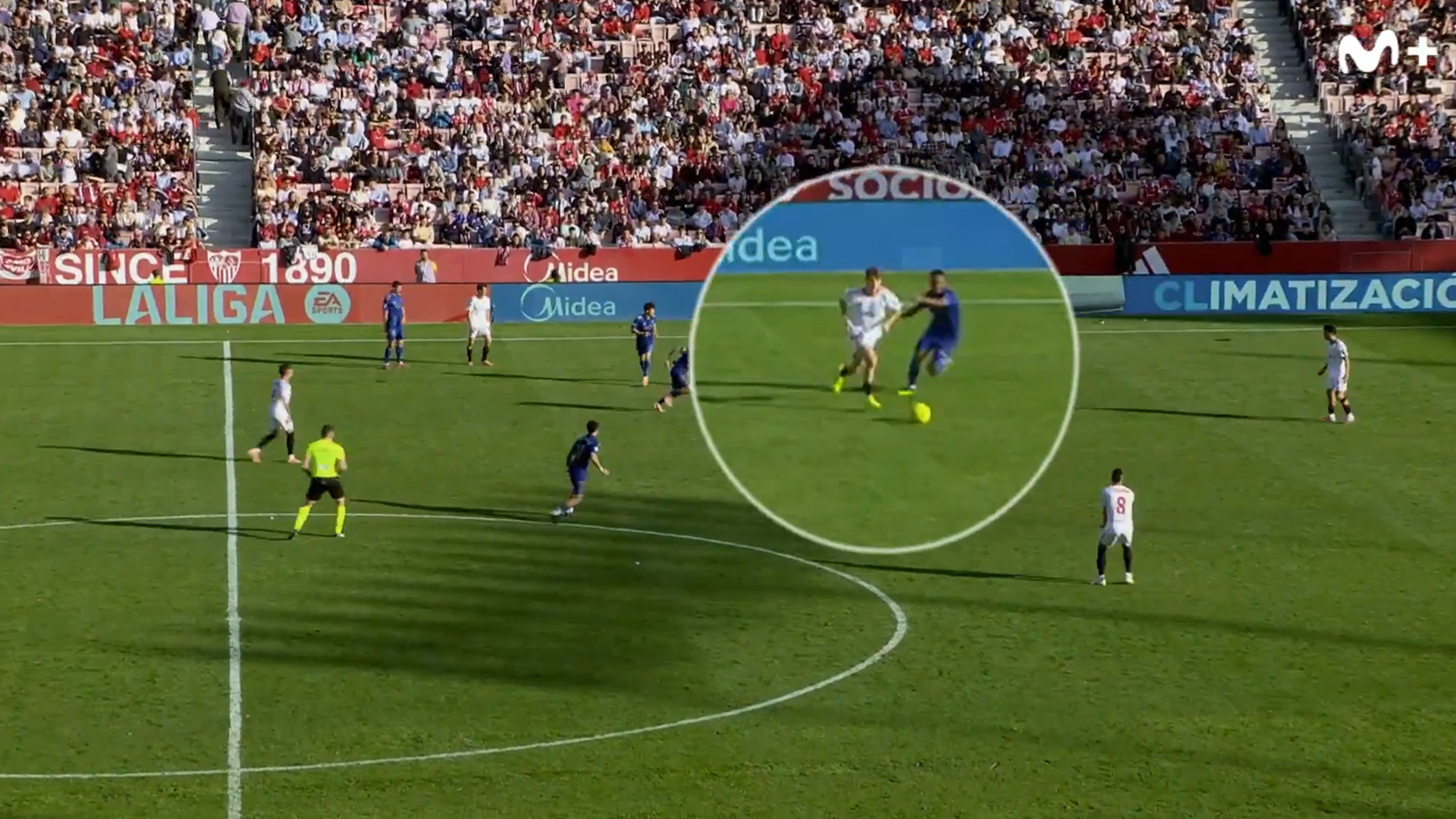 Haissem Hassan en un lance de juego