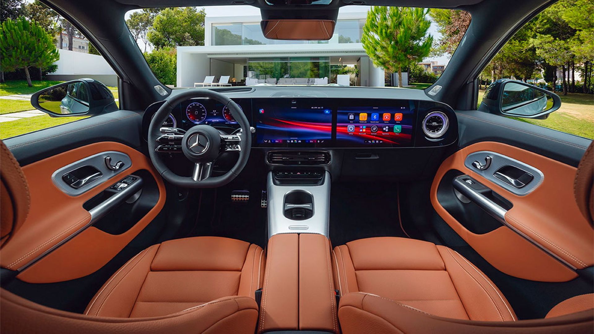 Interior del Mercedes GLB 2026
