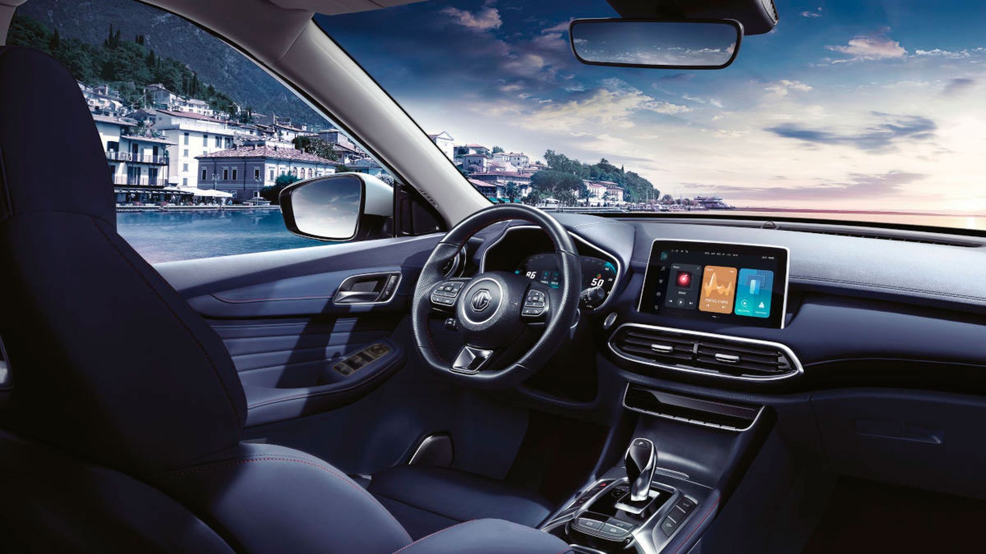Interior del MG HS Hybrid +