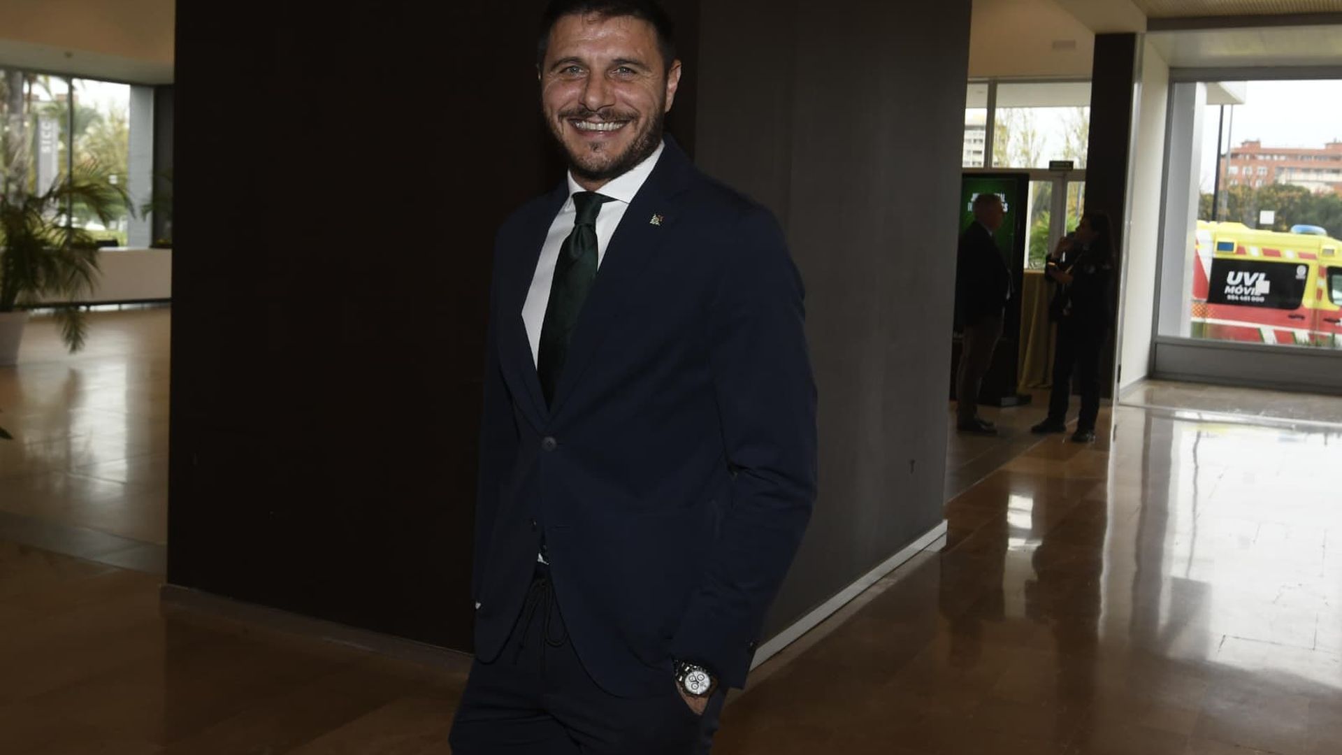 Joaquín Sánchez, en la Junta de Accionistas