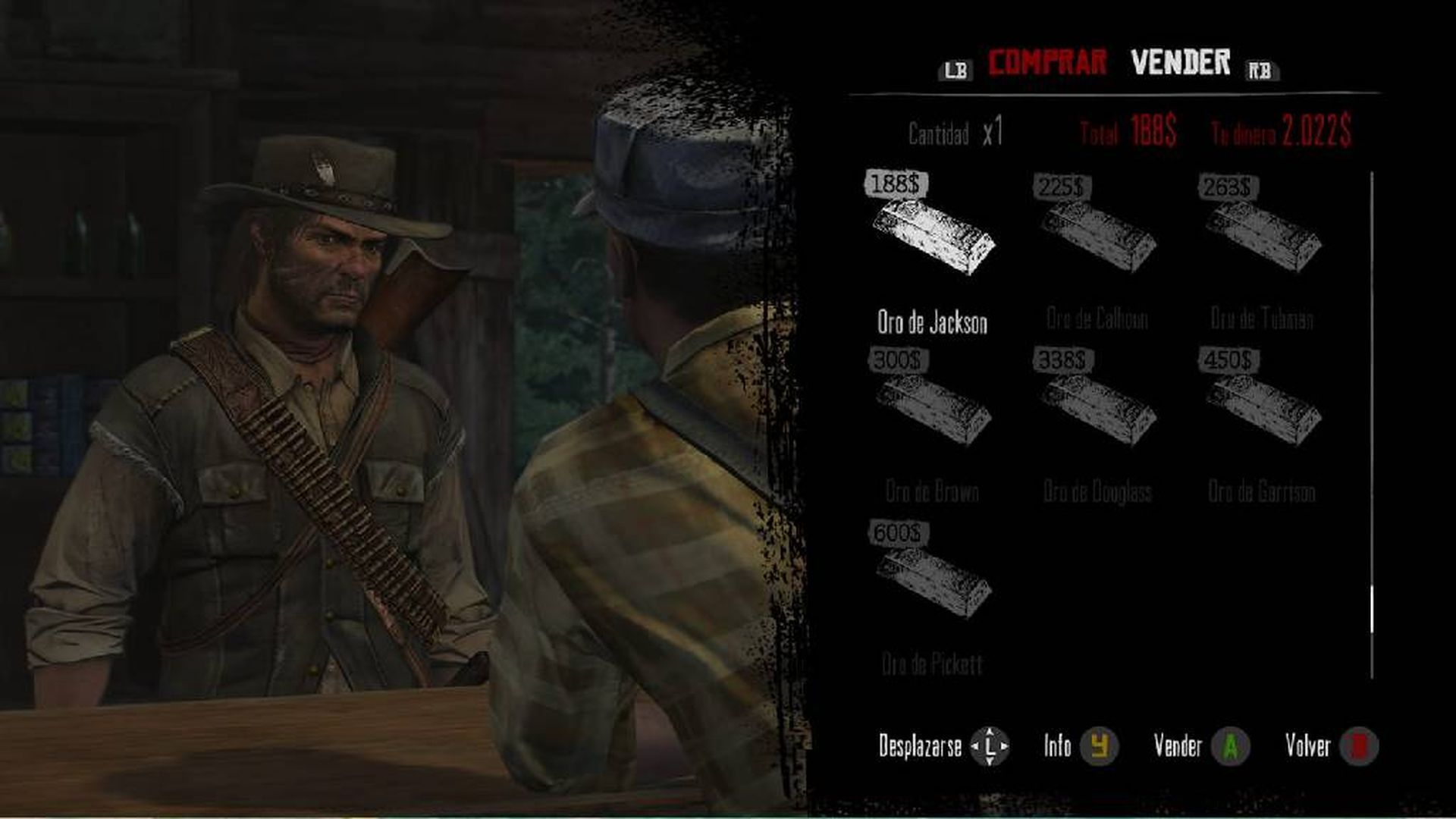 La mejora del interfaz en Red Dead Redemption