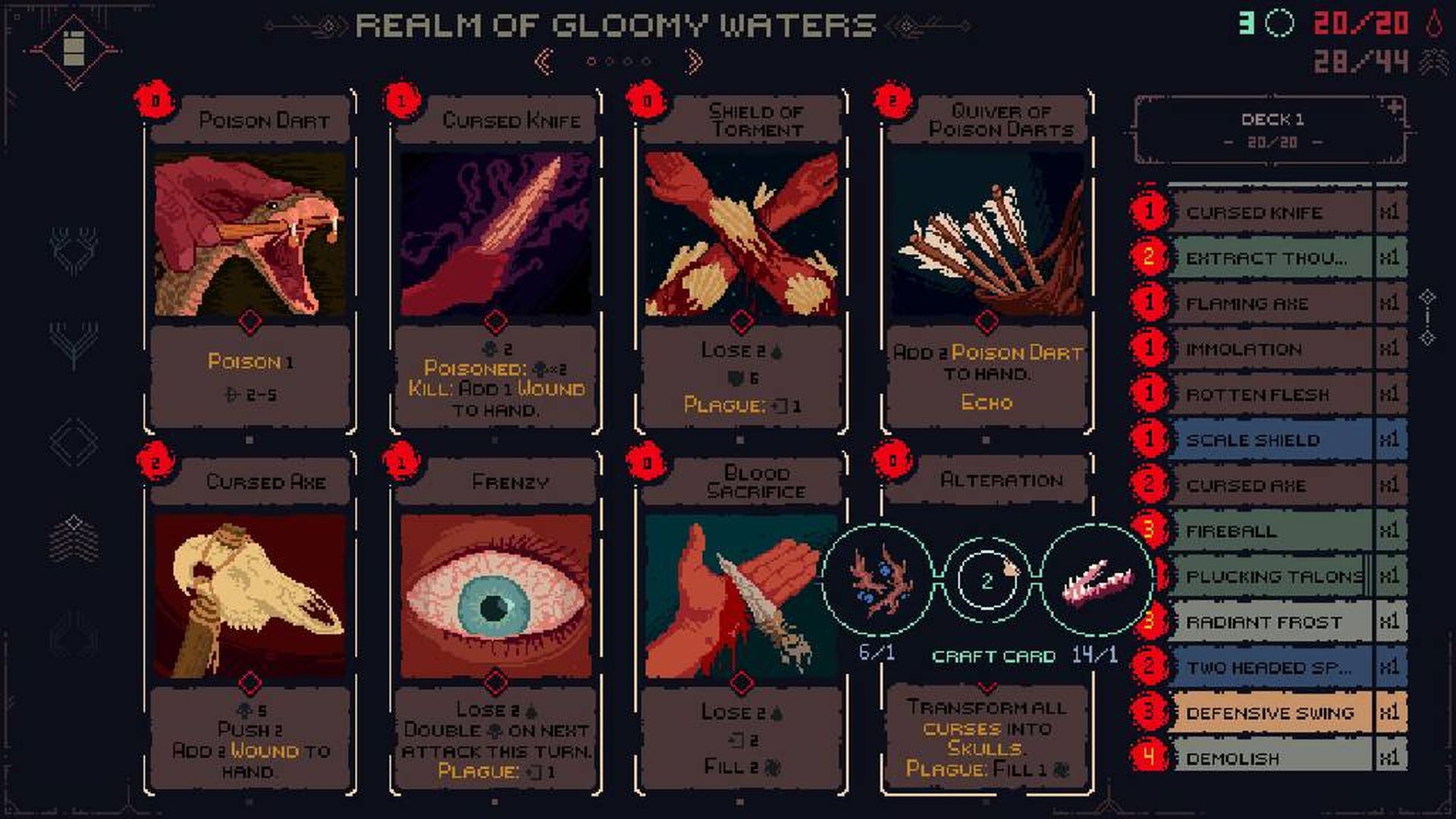 Las cartas de Death Howl