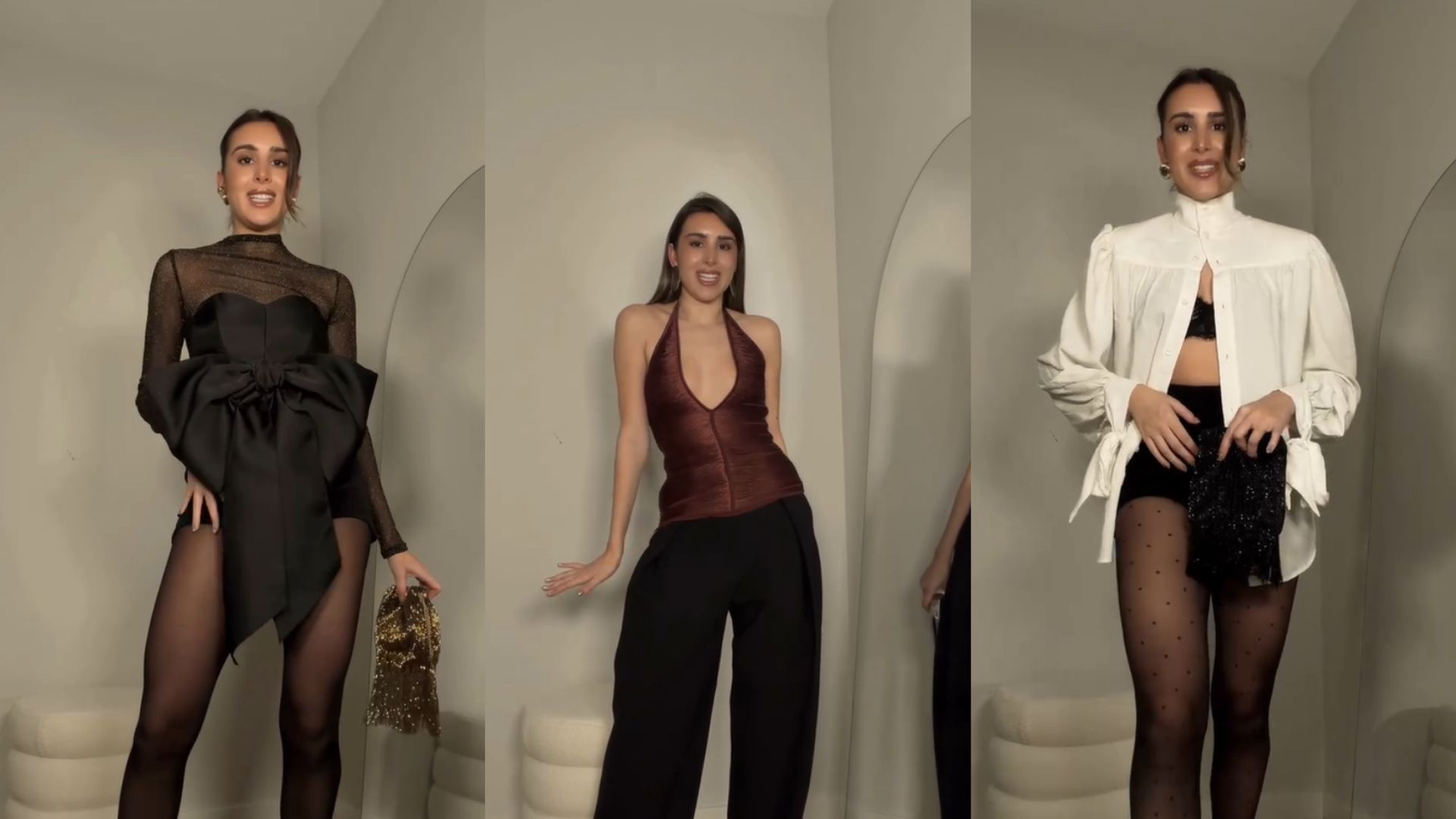 Los siete looks estrella de Marina García para estas Navidades