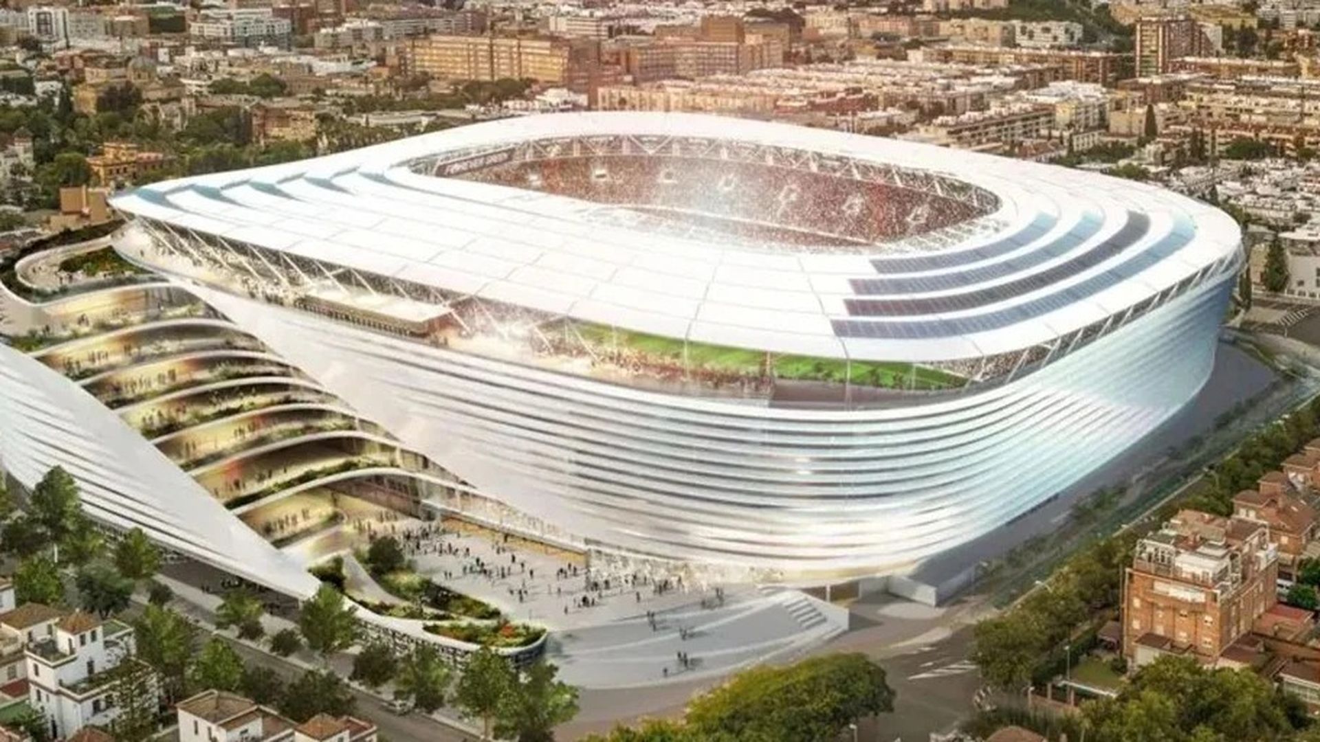 Maqueta del nuevo Benito Villamarín Maqueta del nuevo Benito Villamarín