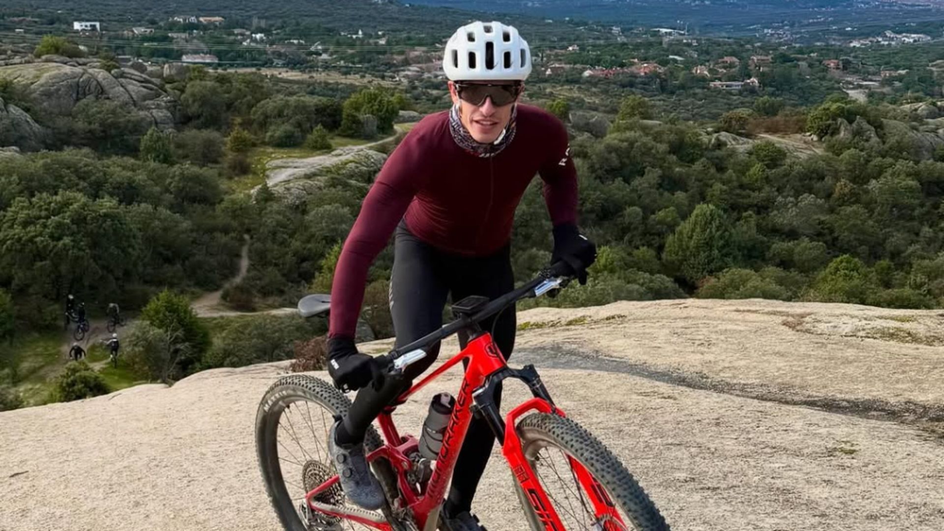 Marc Márquez, entrenando Marc Márquez, entrenando