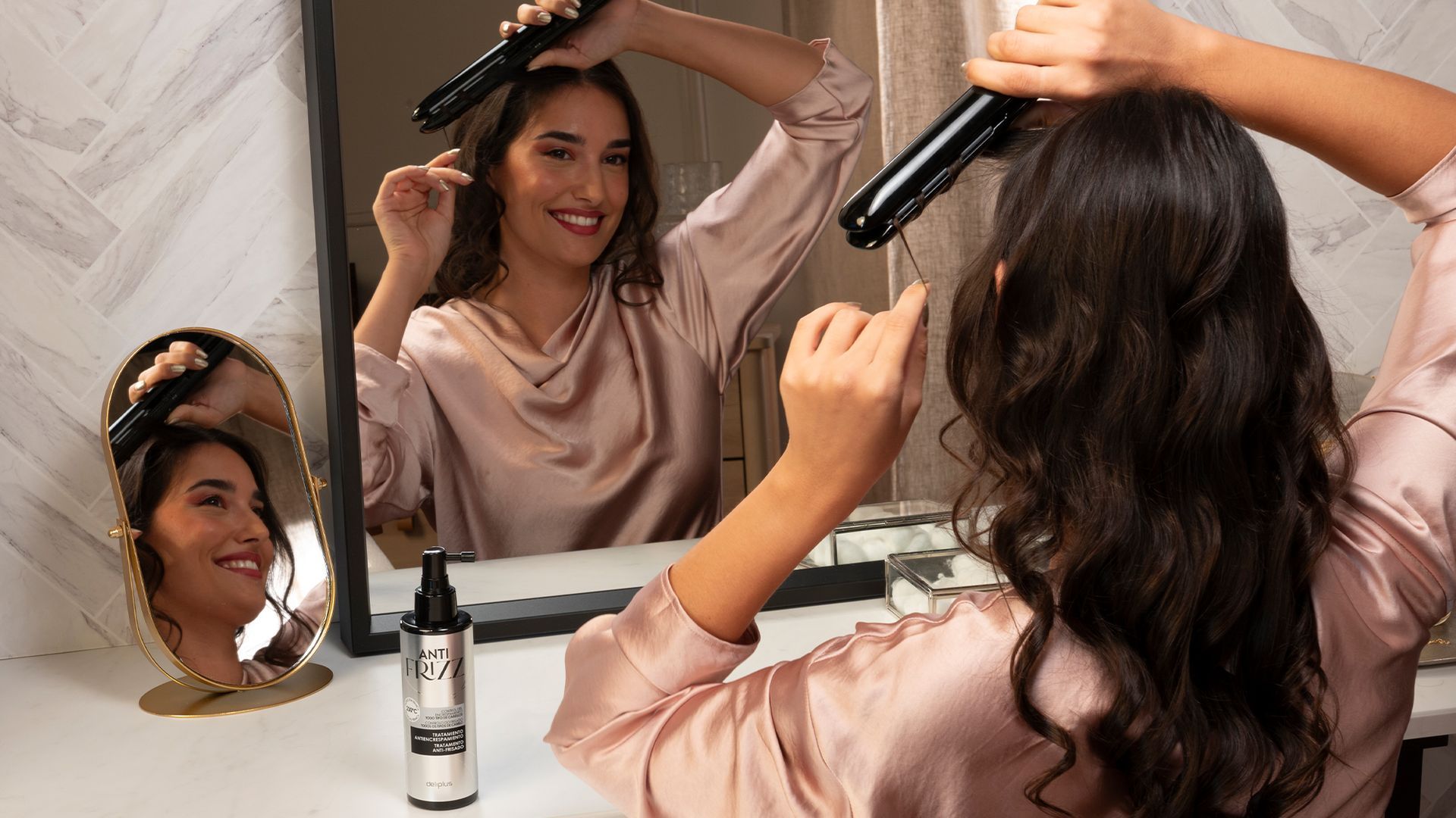 Marca tus ondas con la plancha o el rizador