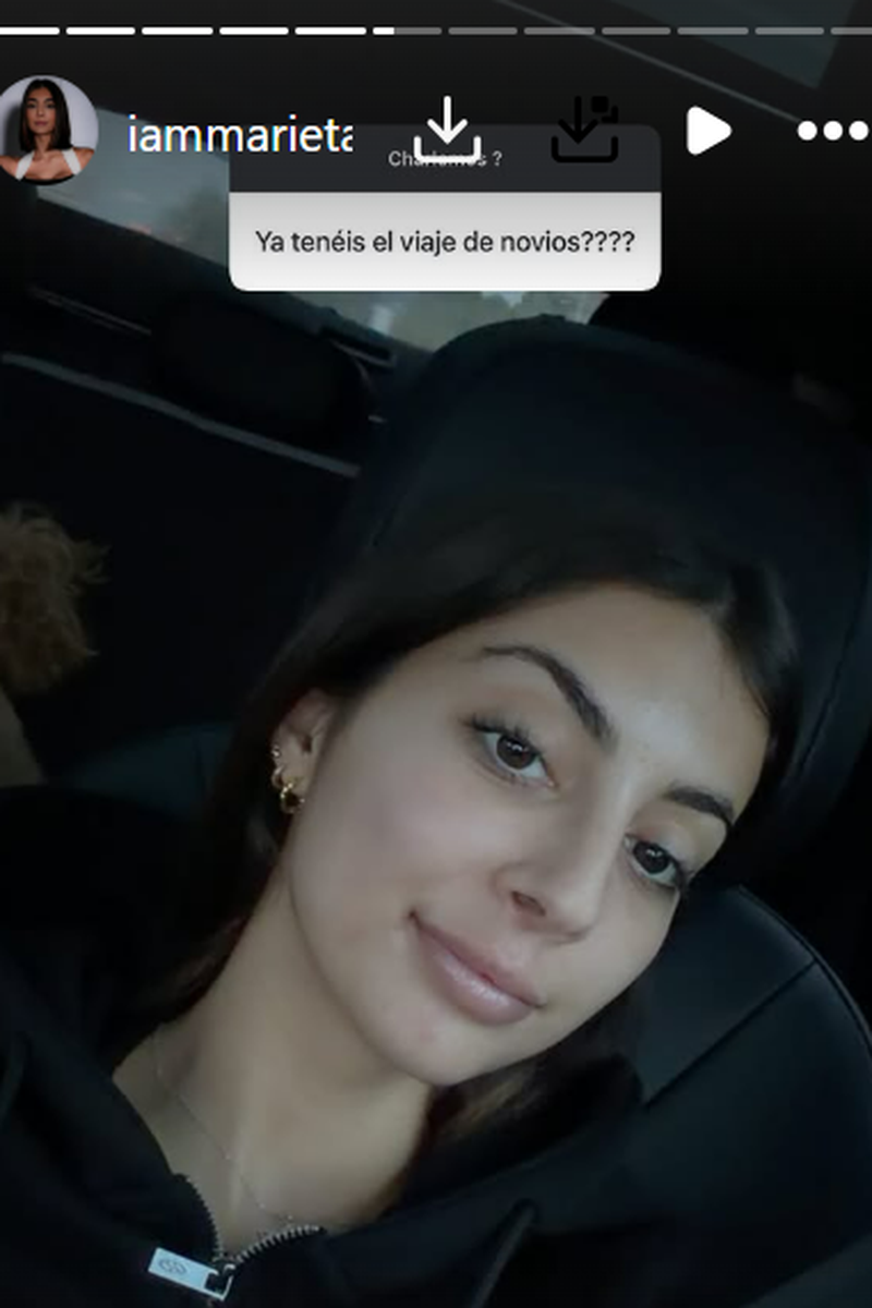 Marieta ha hablado de la idea que tiene para su viaje de novios con Suso Álvarez