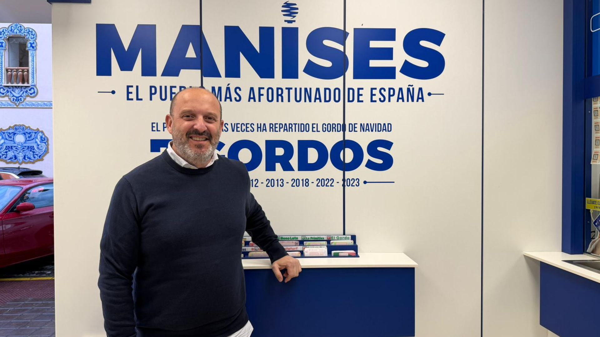 Rafa Sanchis, propietario de Lotería Manises