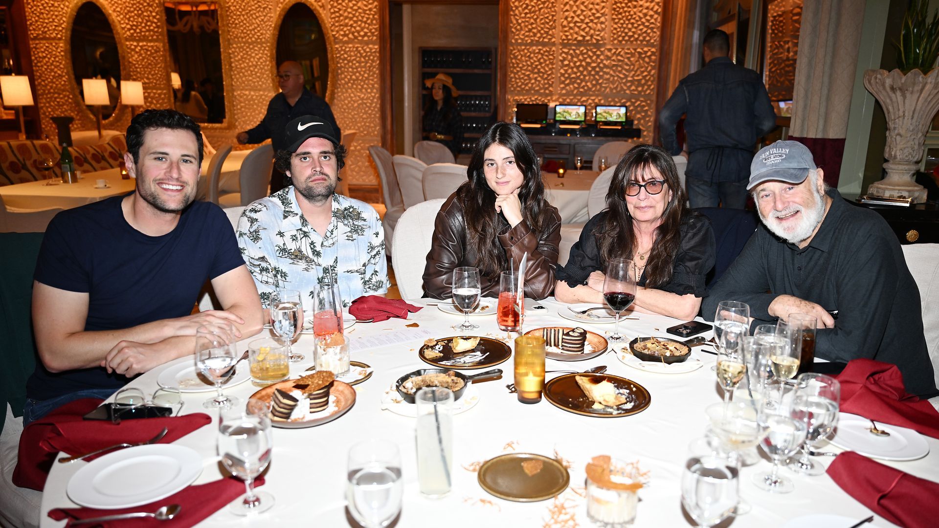 Rob Reiner, su mujer y sus tres hijos Rob Reiner, su mujer y sus tres hijos