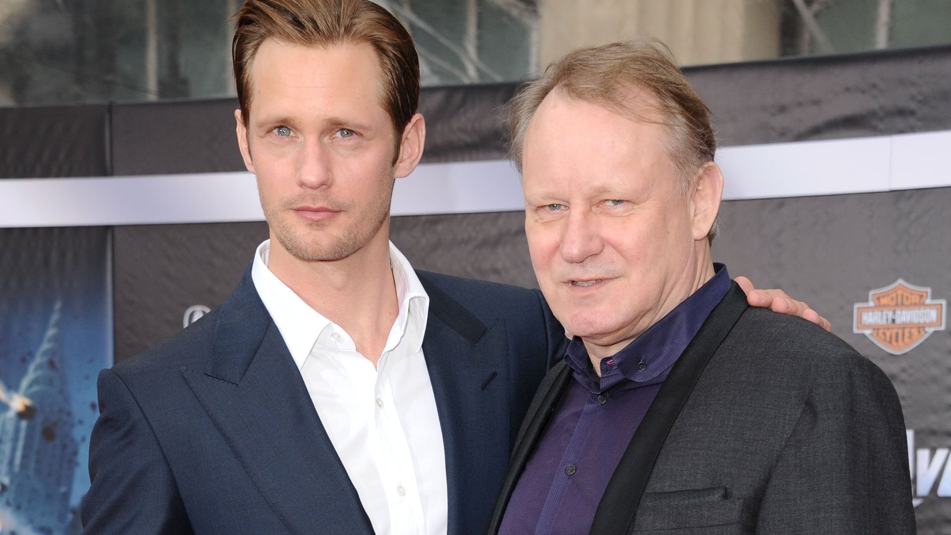 Stellan y Alexander Skarsgård Stellan y Alexander Skarsgård