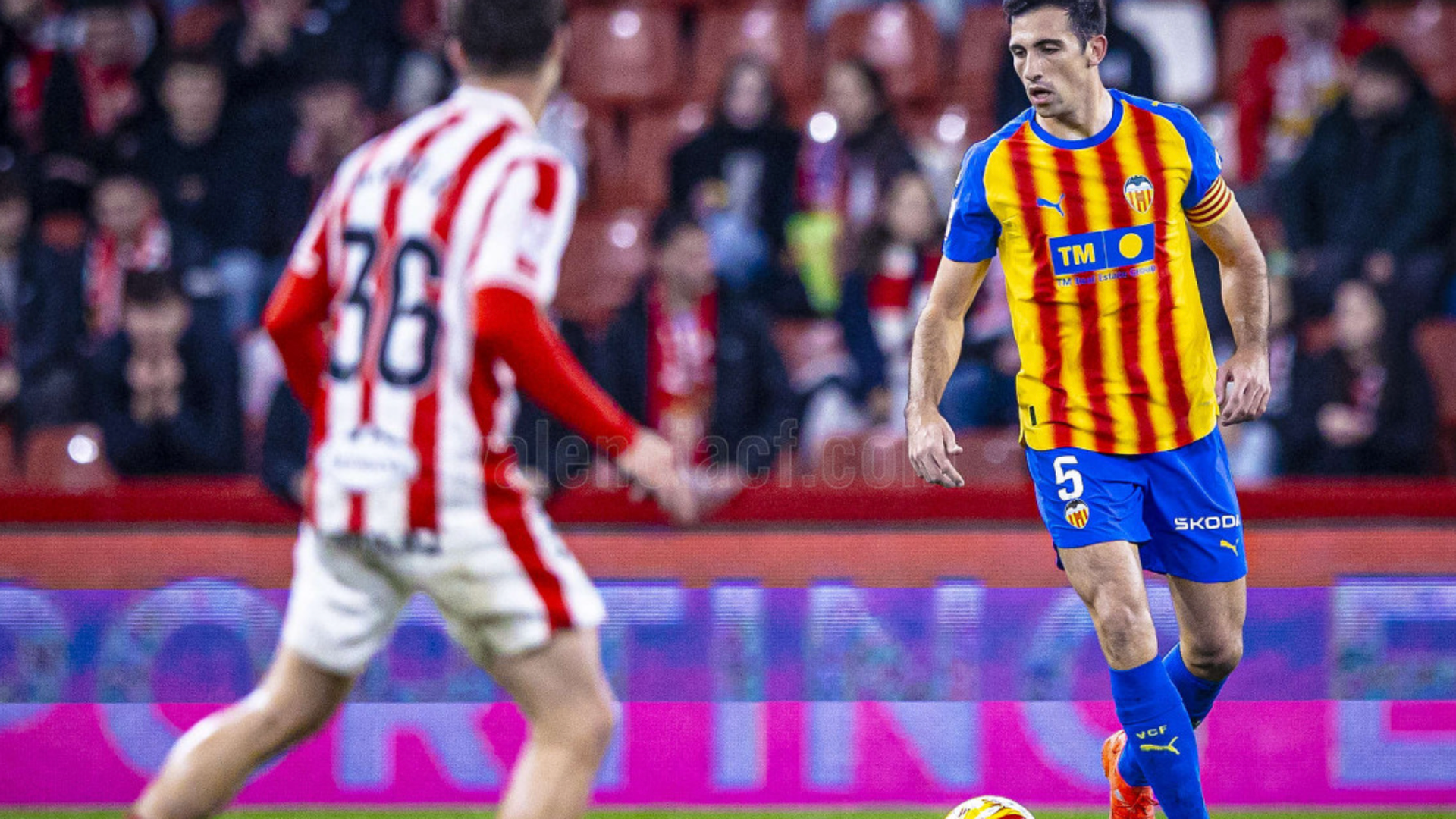 Tárrega en el Sporting - Valencia CF Tárrega en el Sporting - Valencia CF