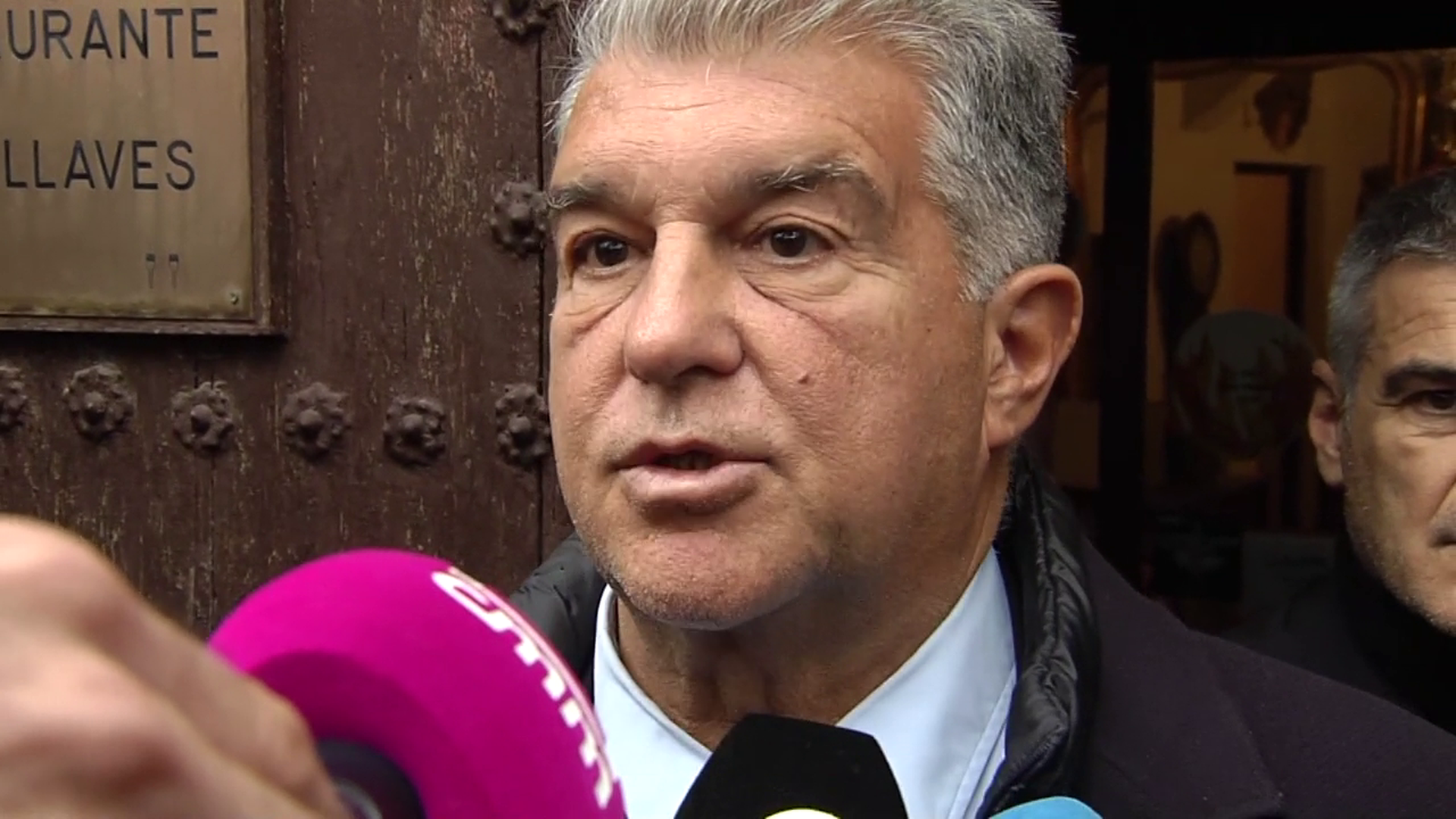 Joan Laporta responde a Florentino Pérez y le acusa de tener "barcelonitis" Joan Laporta responde a Florentino Pérez y le acusa de tener "barcelonitis"