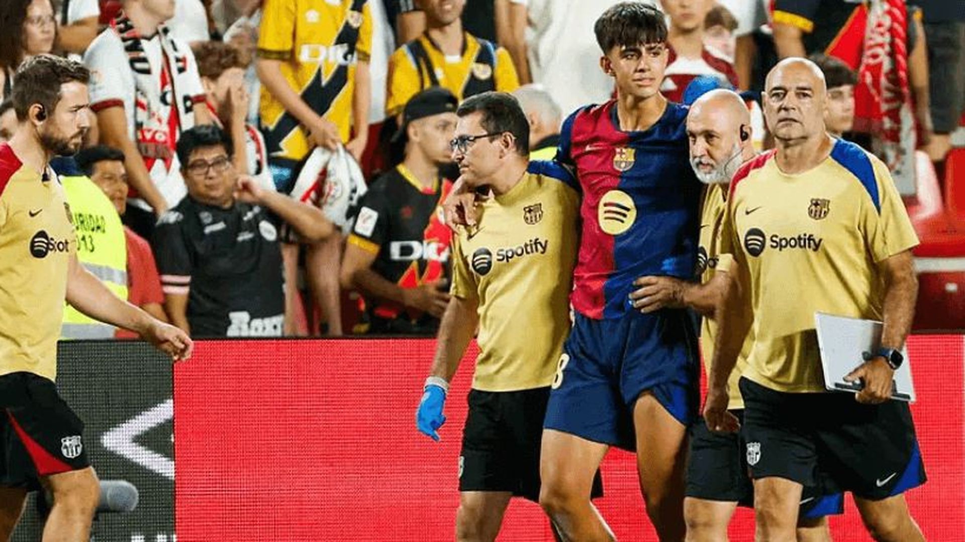 Marc Bernal, tras su lesión.